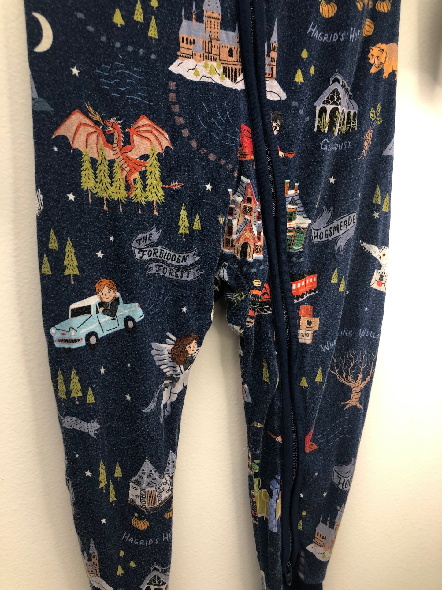 18-24 Months Little Sleepies blue forest Pajamas