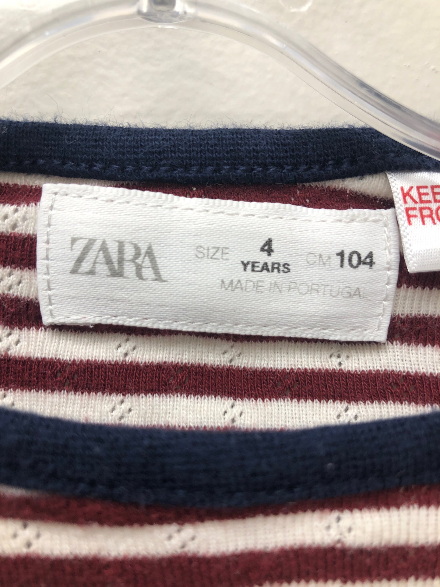 4 Zara red stripe Shirt
