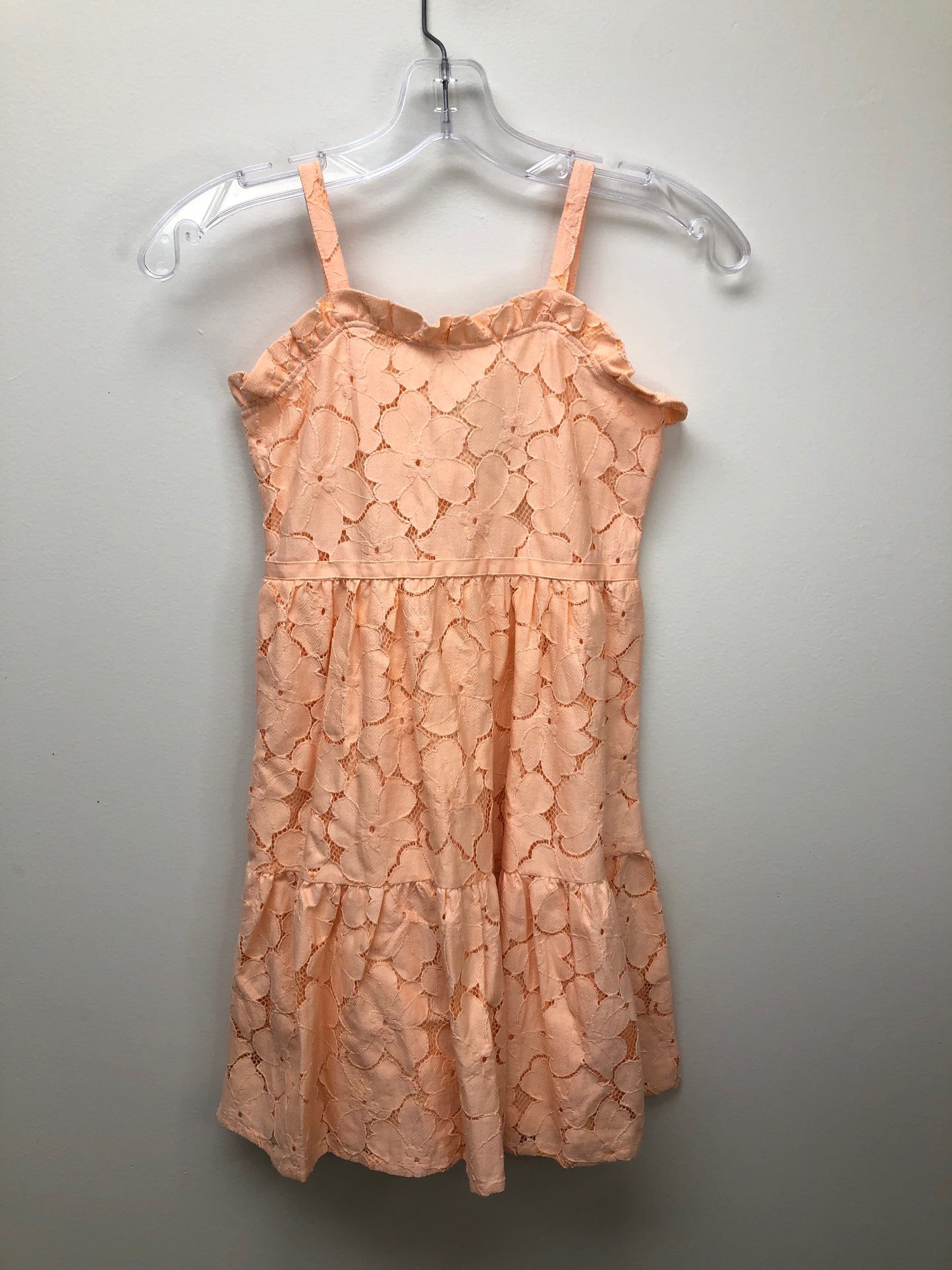 7 Janie and Jack peach floral Dress