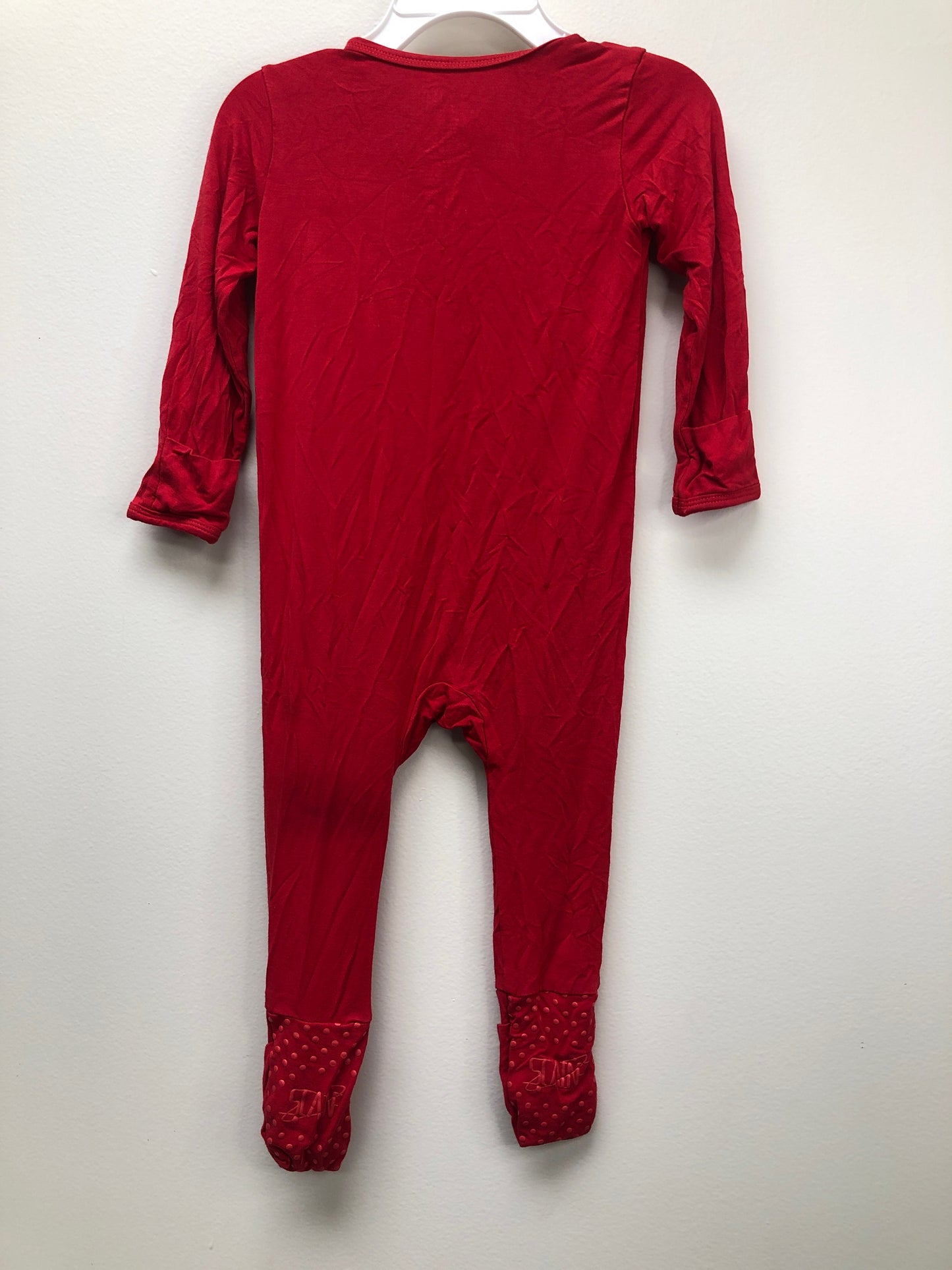 12-18 Months red bamboo Pajamas
