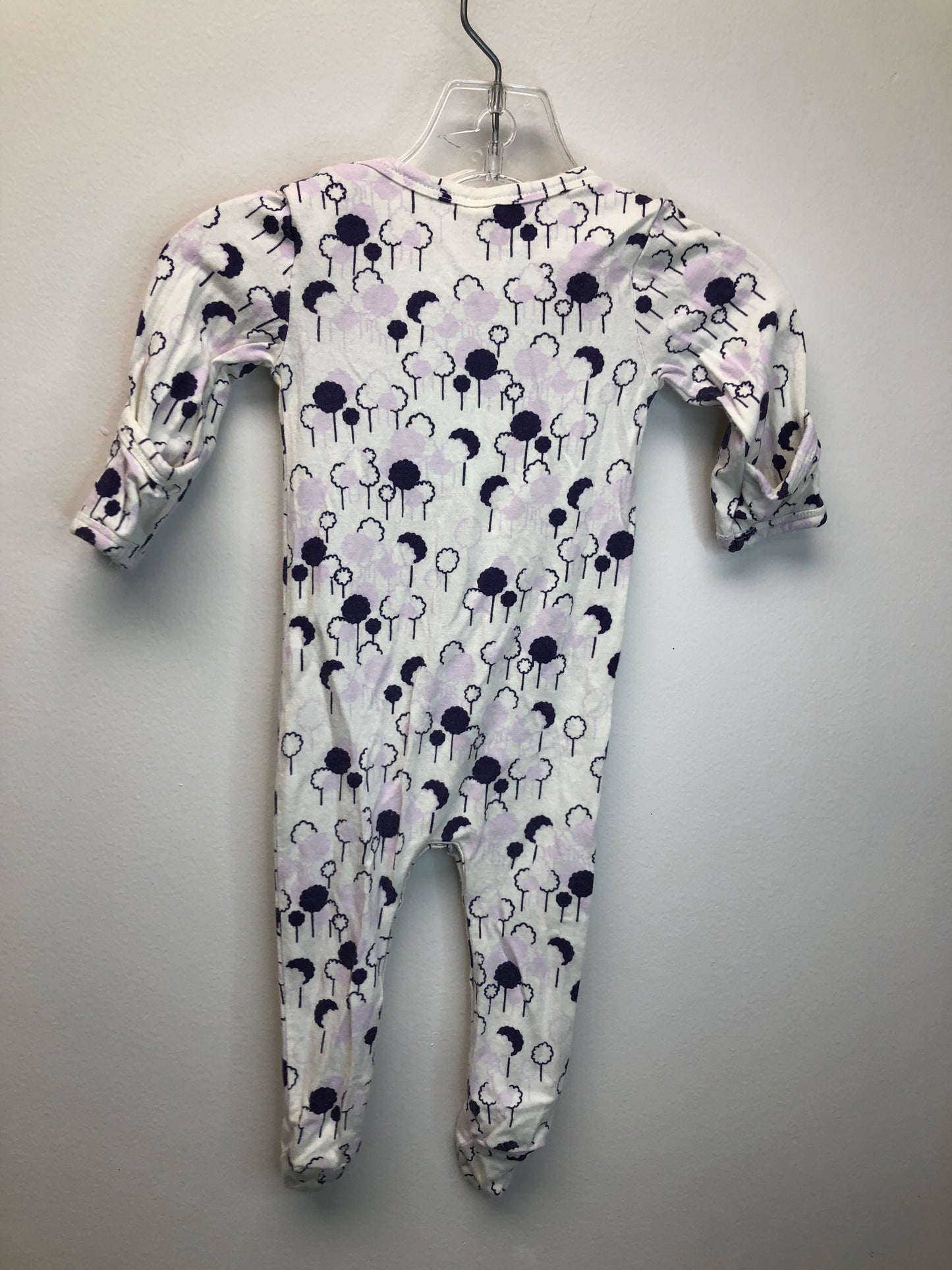 0-3m Kate Quinn purple print 1 PC Ensemble