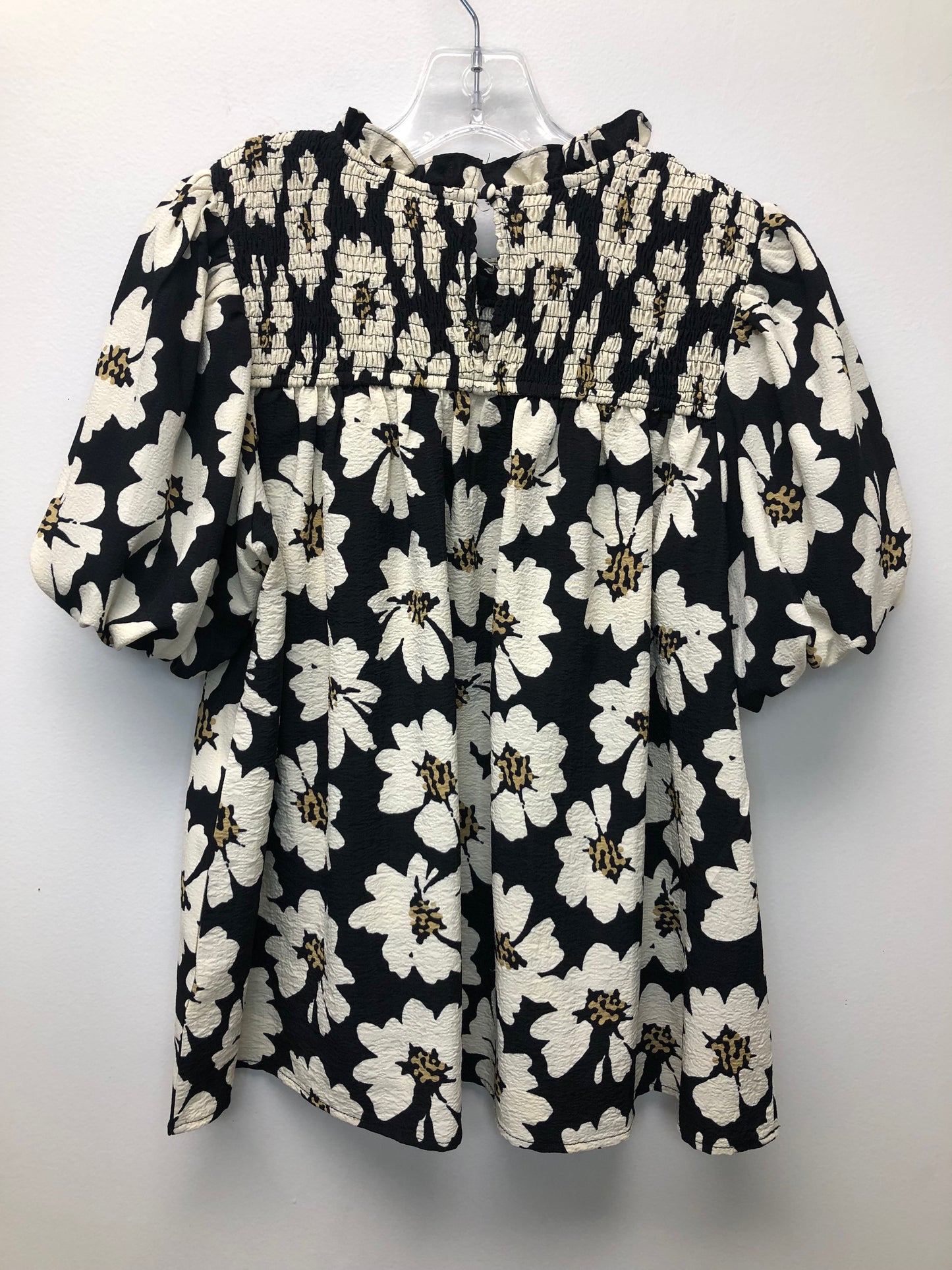 Small black floral Shirt