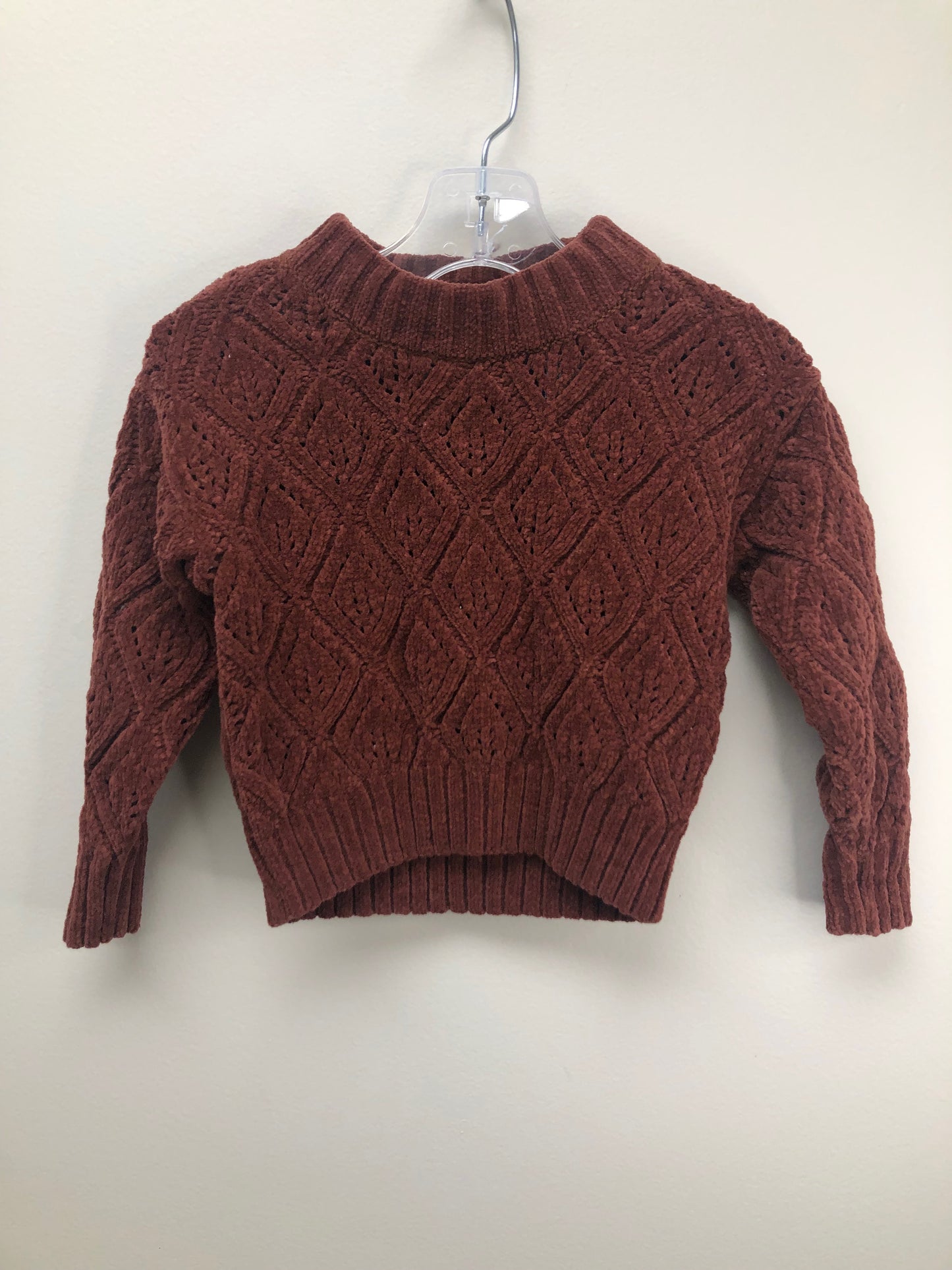 2T Old Navy rust knit Sweater