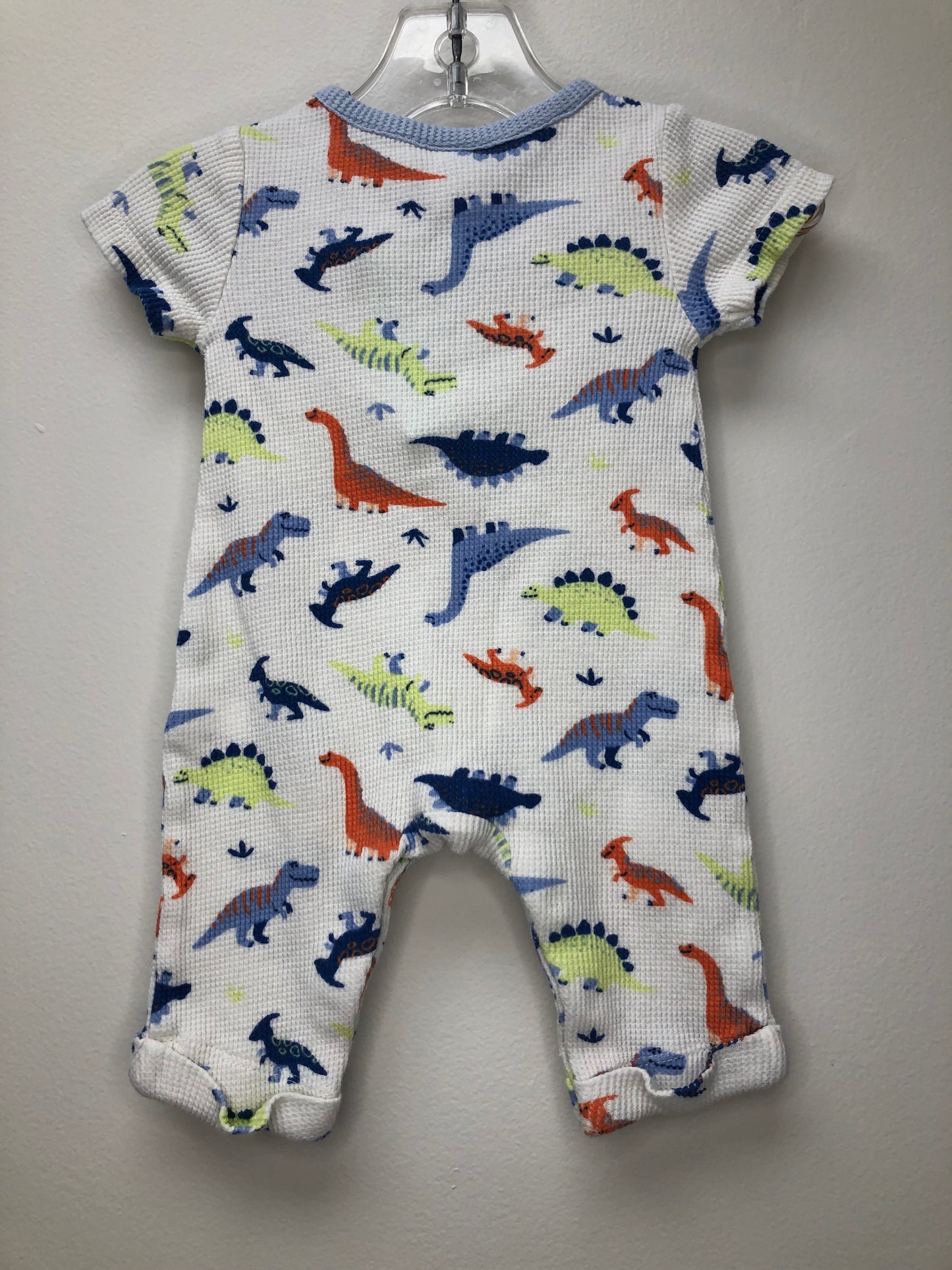 0-3m Old Navy white dinosaur 1 PC Ensemble