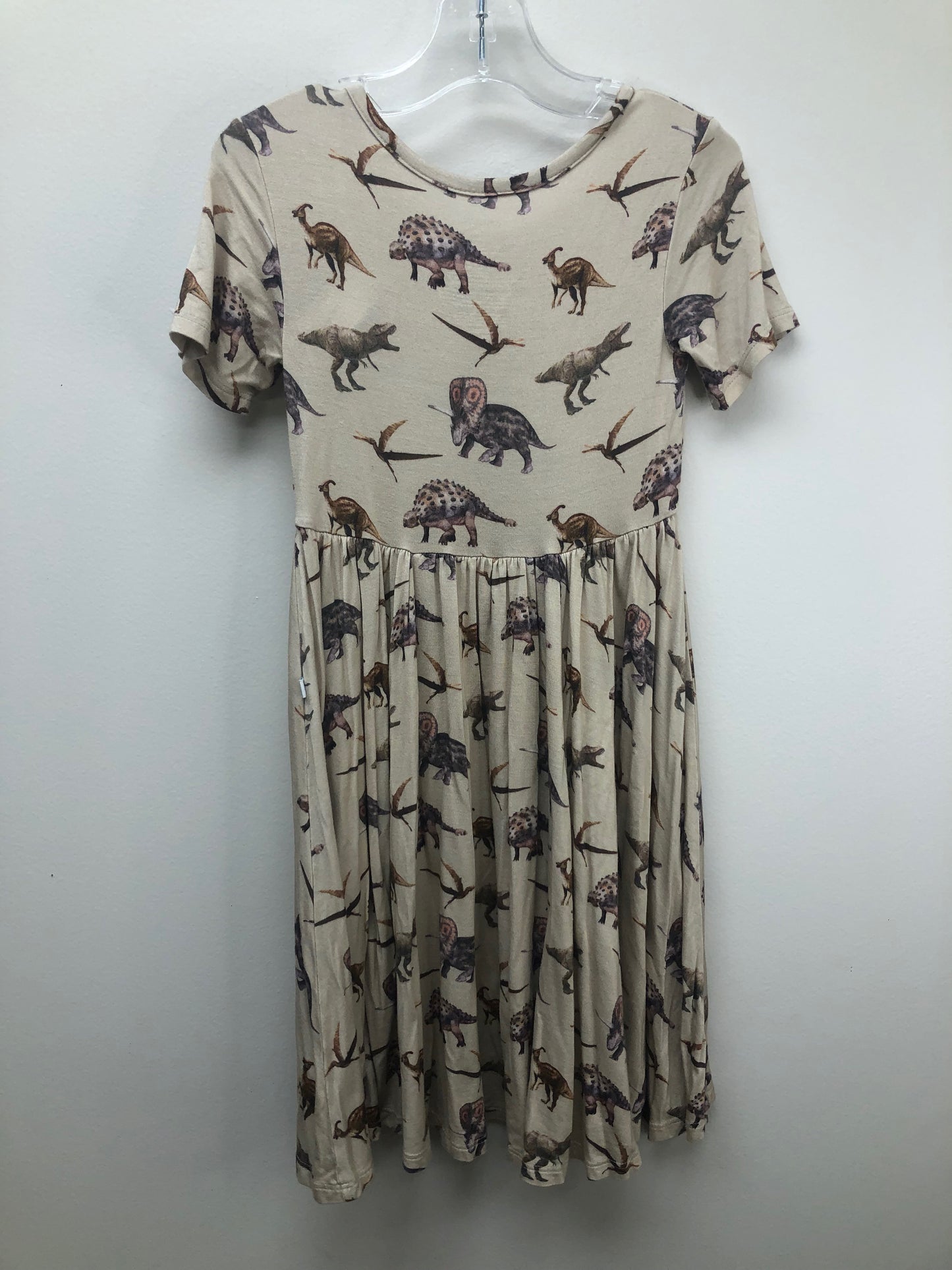 6 Posh Peanut tan dinosaur Dress