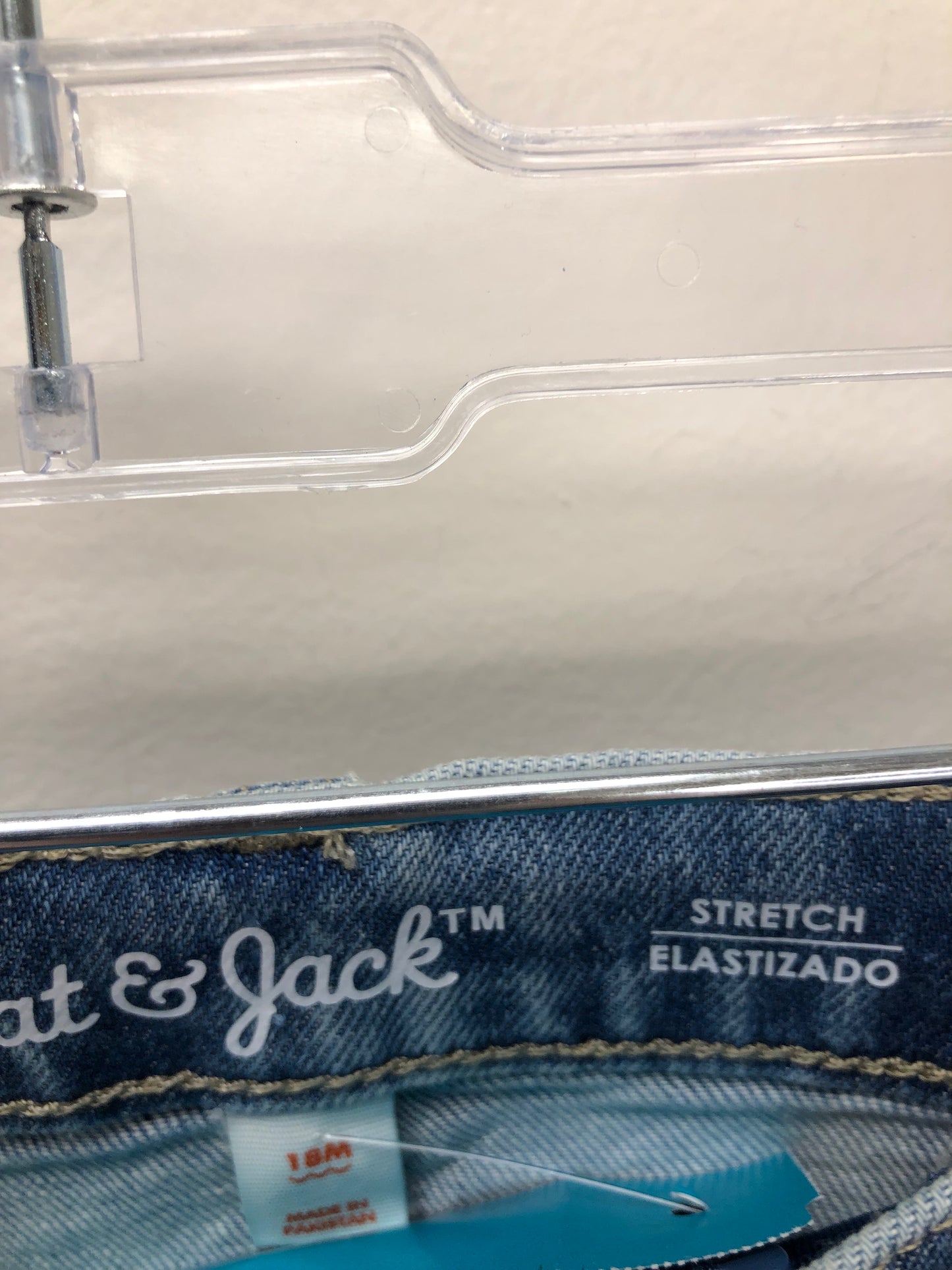 18m Cat & Jack denim eyelet Shorts