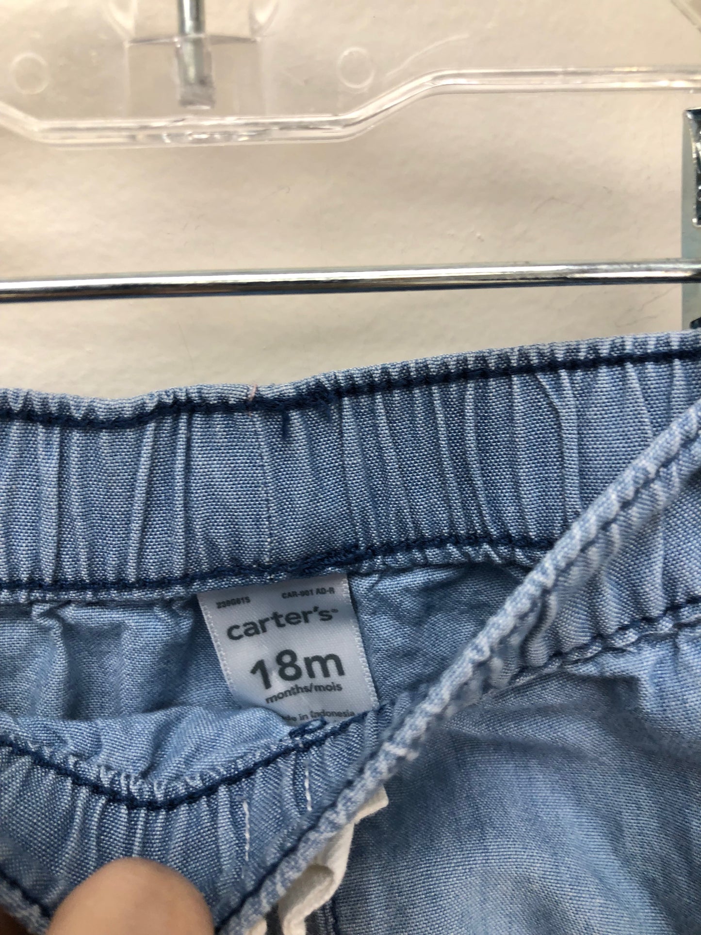 18m Carter's denim ruffle Shorts