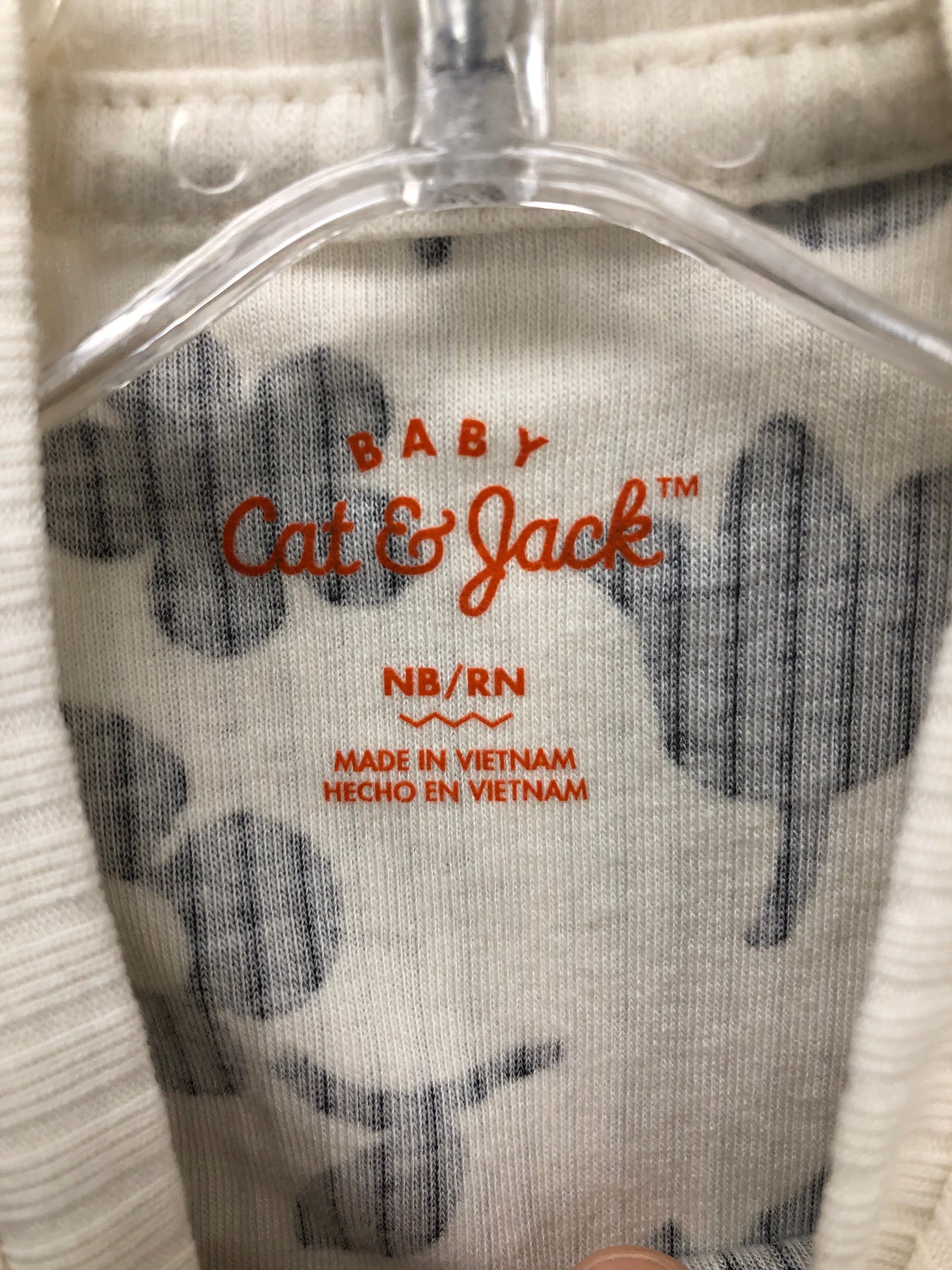 NB Cat & Jack cream flowers 2 PC Ensembles