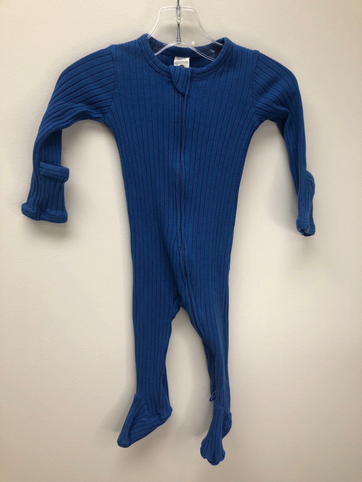3-6 Months Kate Quinn blue ribbed Pajamas