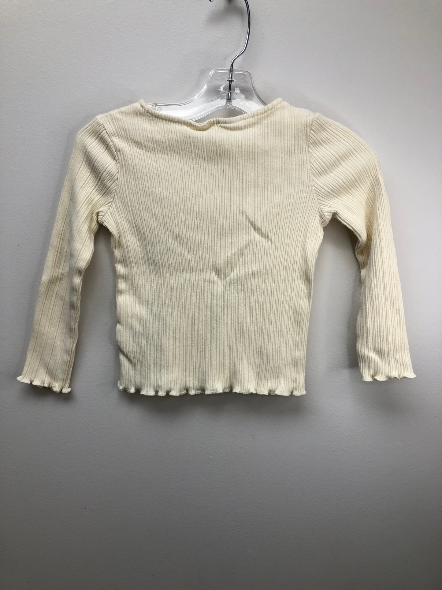 5 H & M cream ribbed Shirt