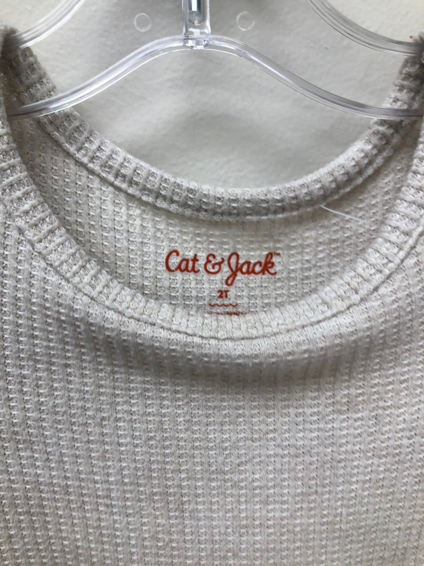 2T Cat & Jack beige thermal Dress
