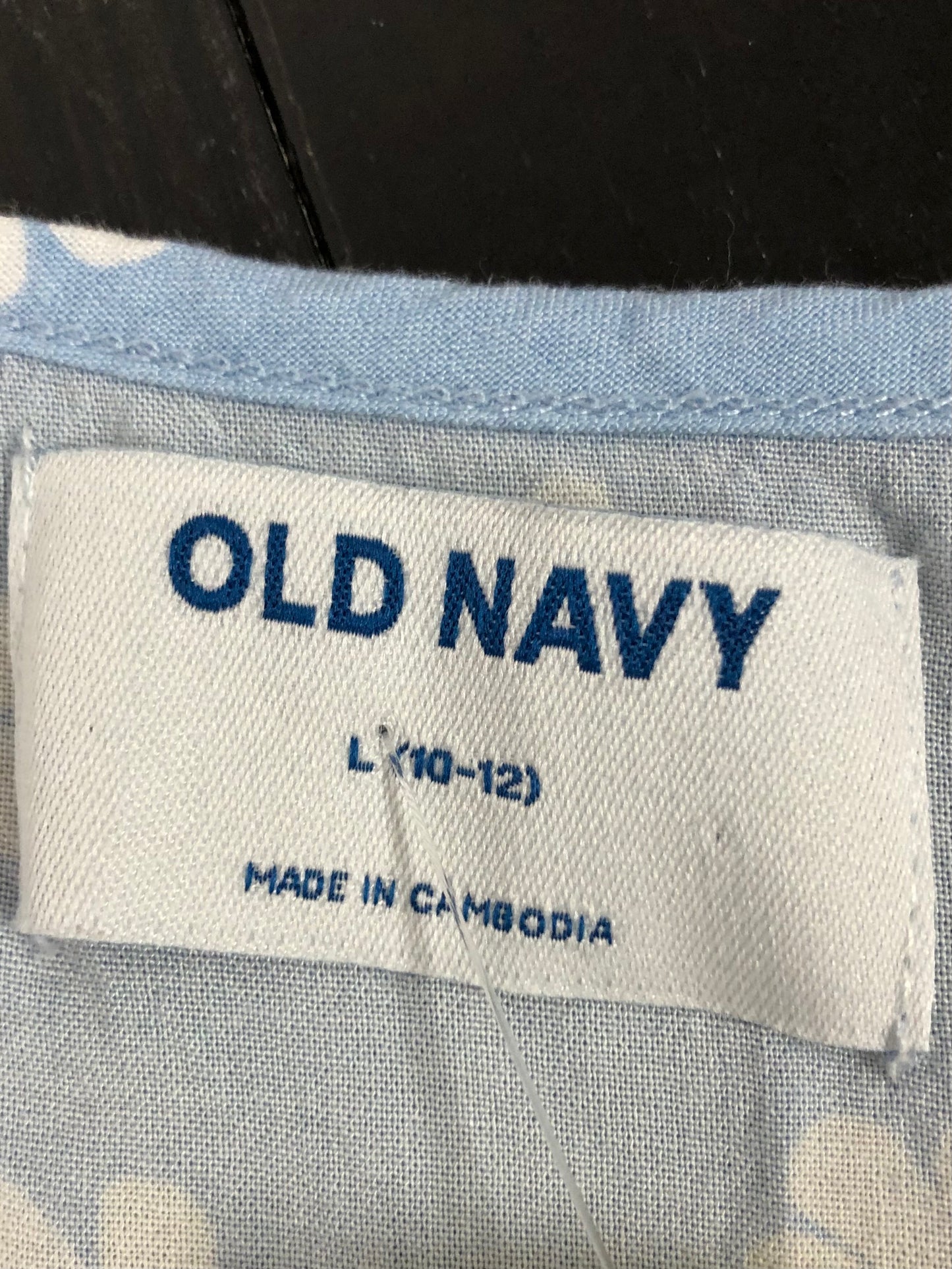 10 Old Navy light blue flowers Dress
