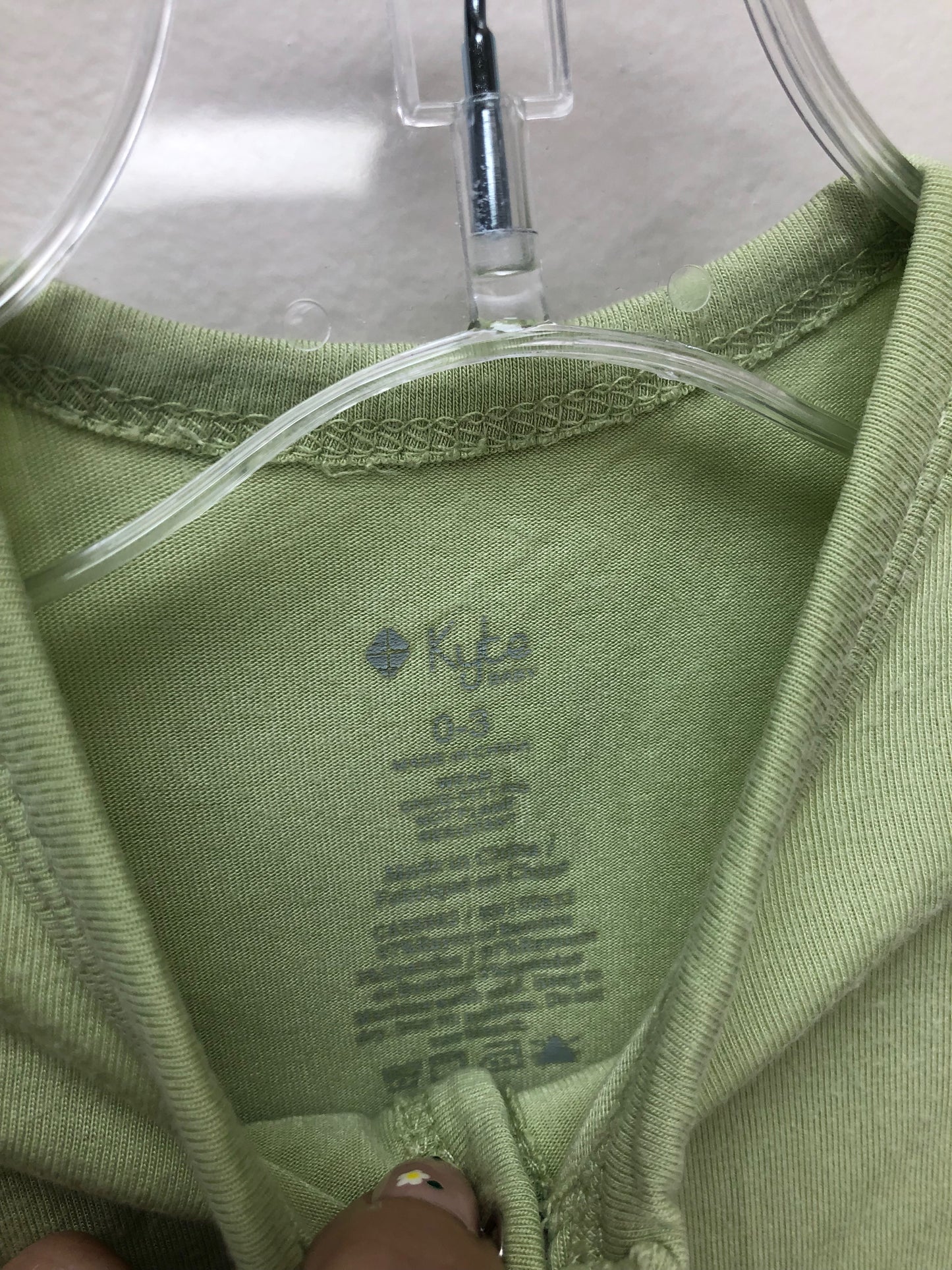 0-3m Kyte neon green Sleeper