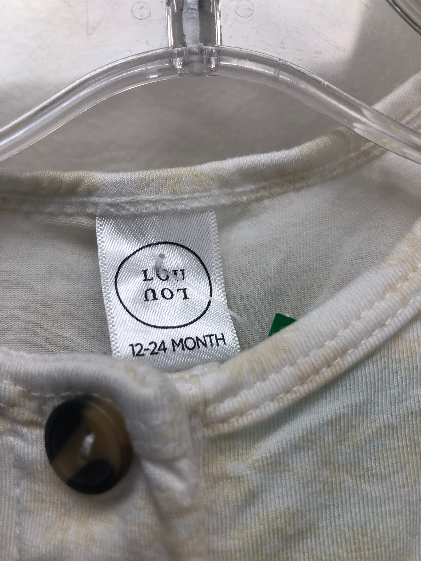 12-24 monthsLou Lou white patterned Romper