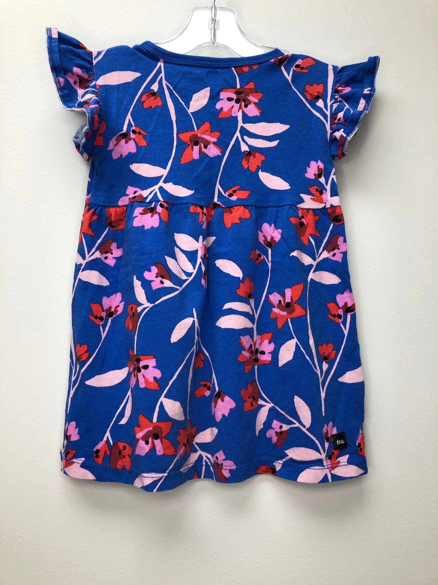 18-24m tea blue floral Dress