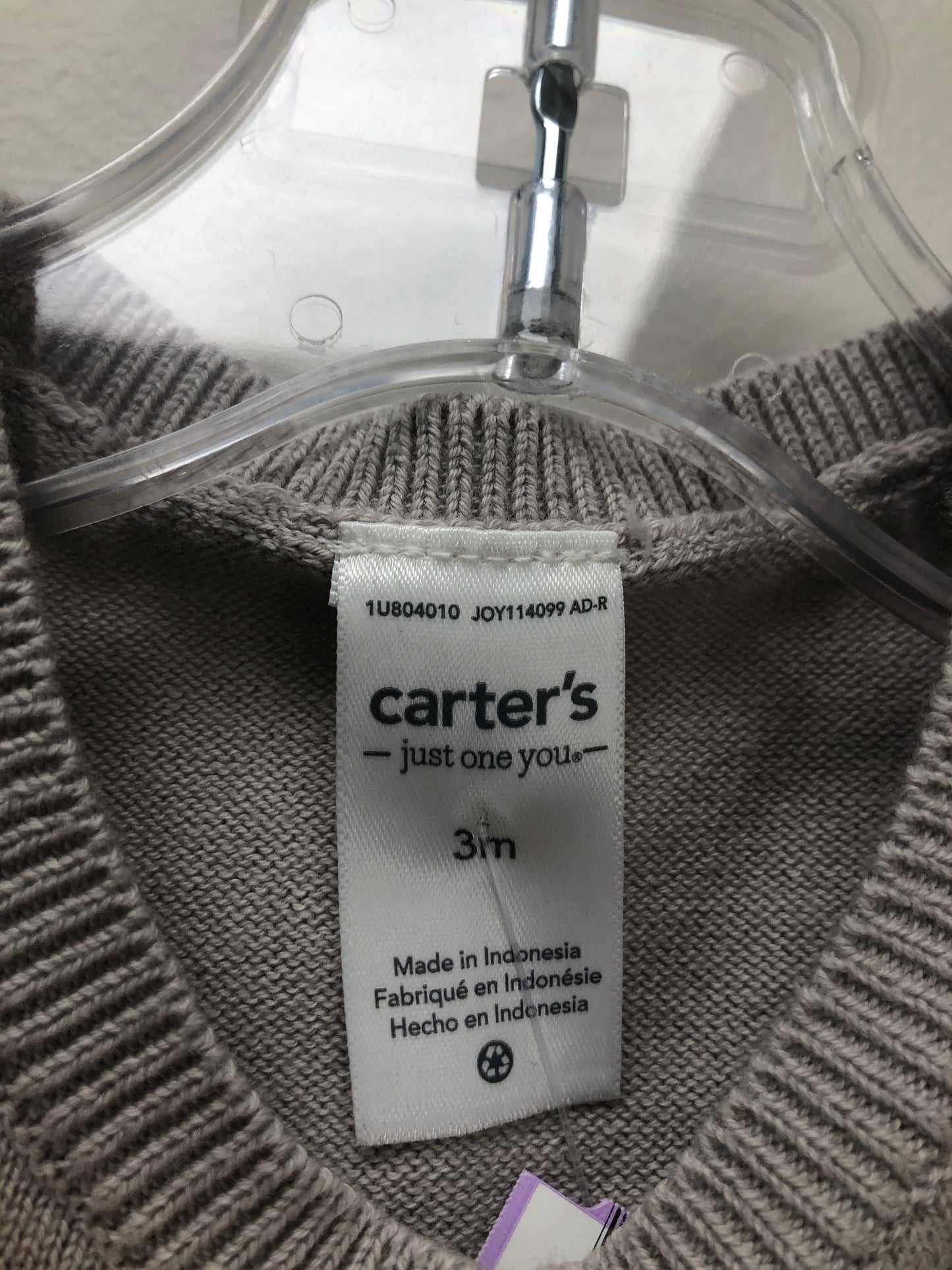 3M Carter's gray Shirt + Shorts