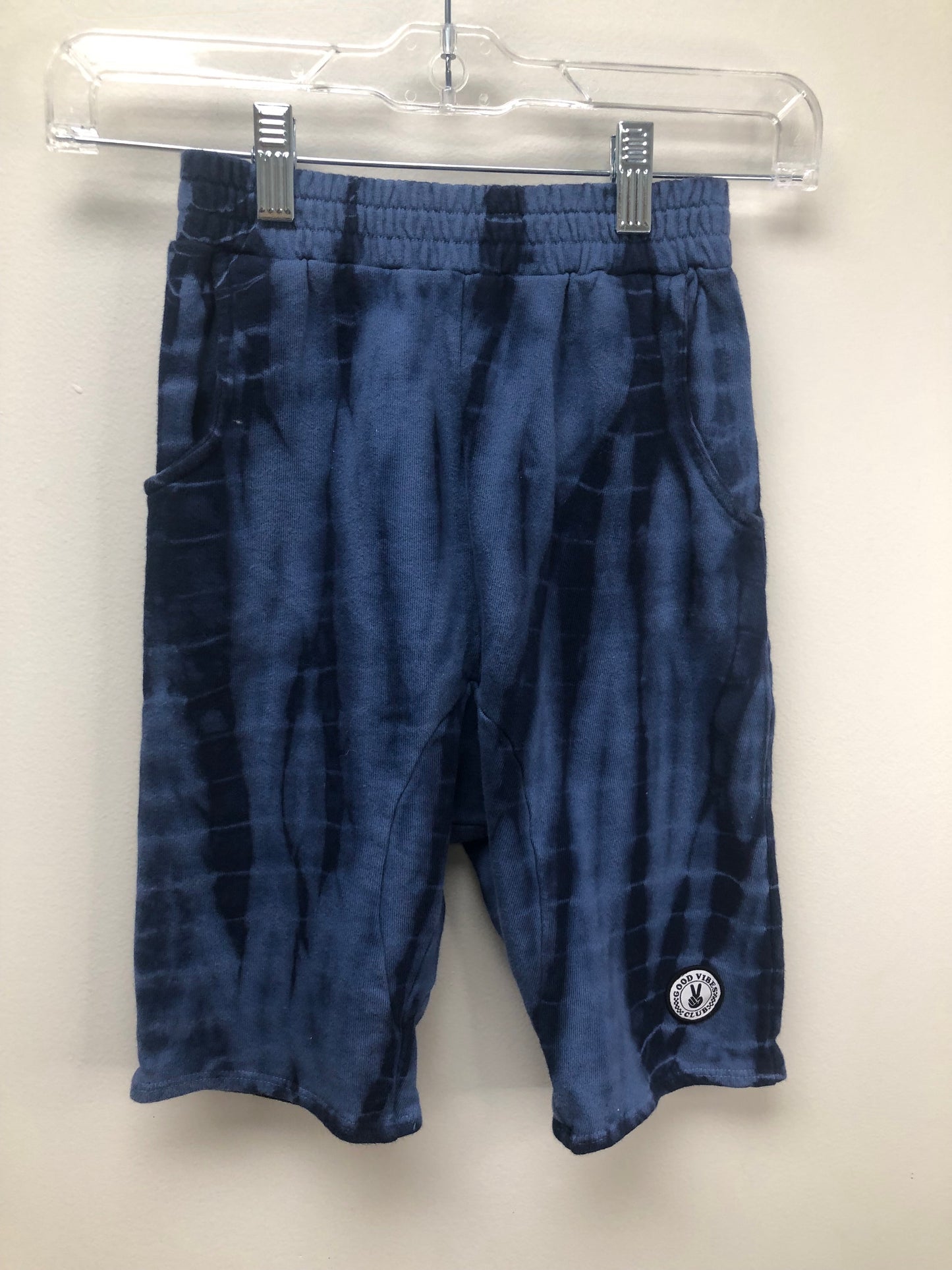 10 Tiny Whales blue tie dye Shorts
