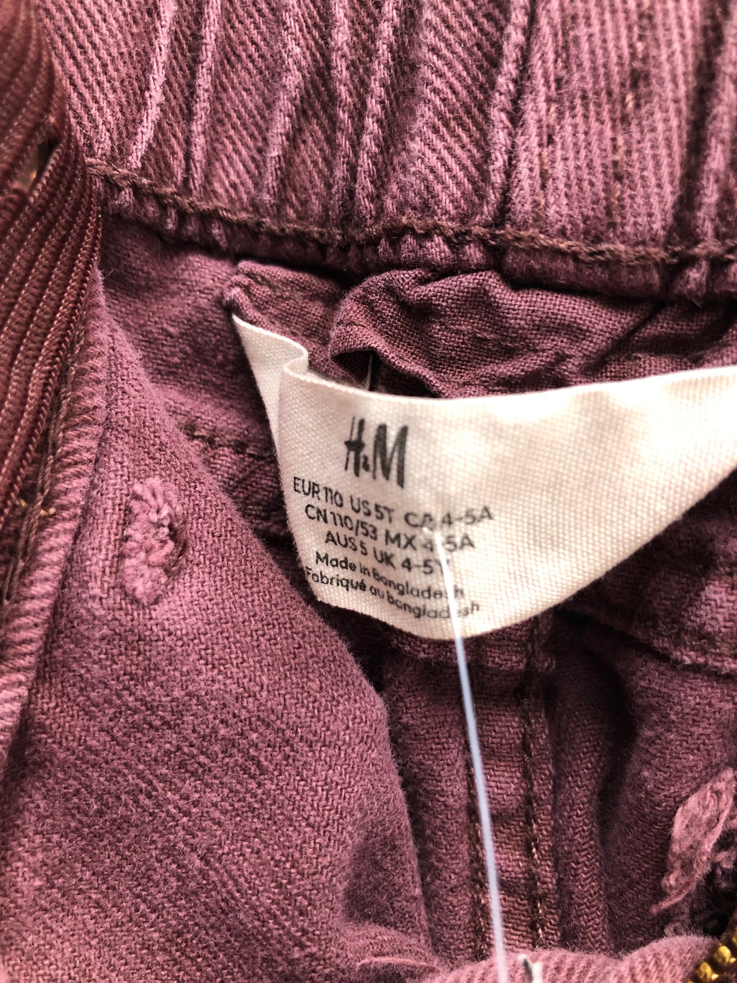 5 H & M purple denim Jeans
