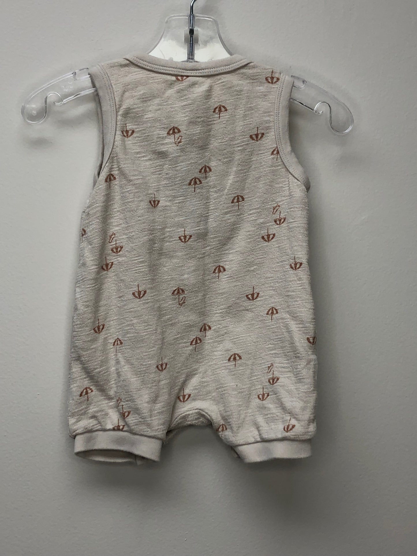 0-3m Modern Moments tan umbrella Romper