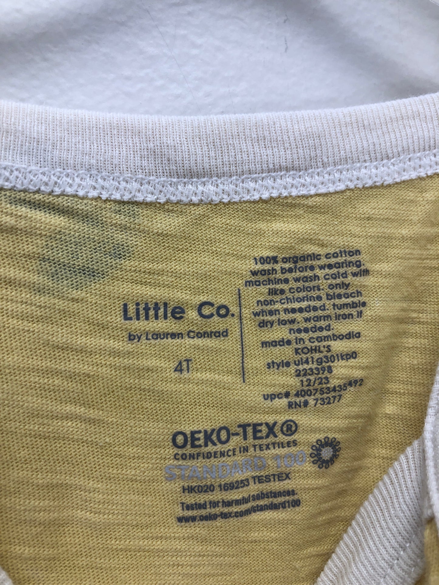 4 Little Co. yellow lemons Dress