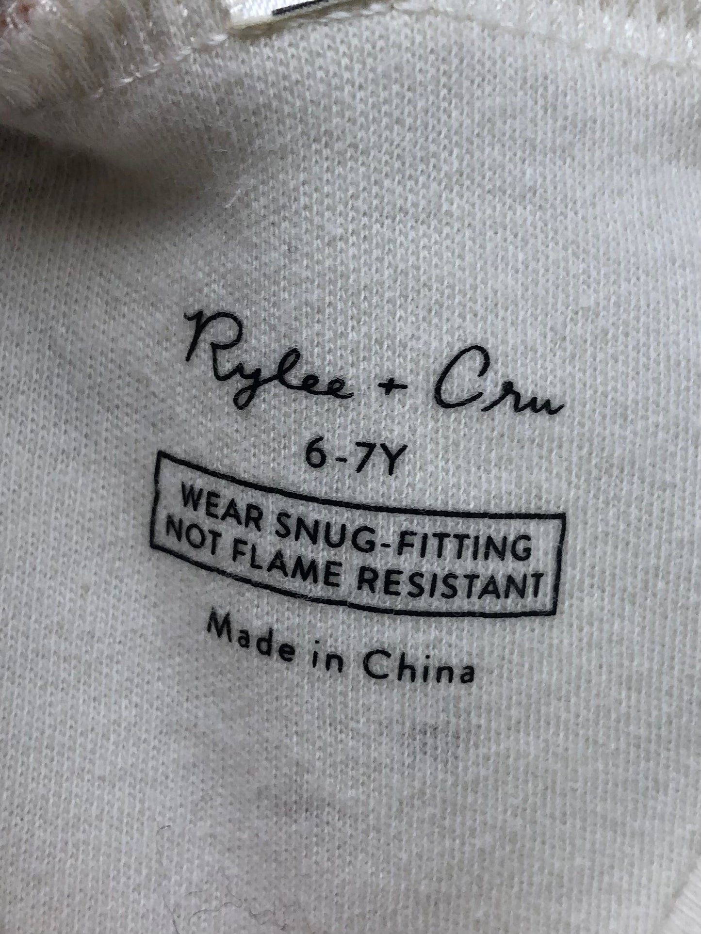 6/7 Rylee & Cru Cream nutcracker Pajamas