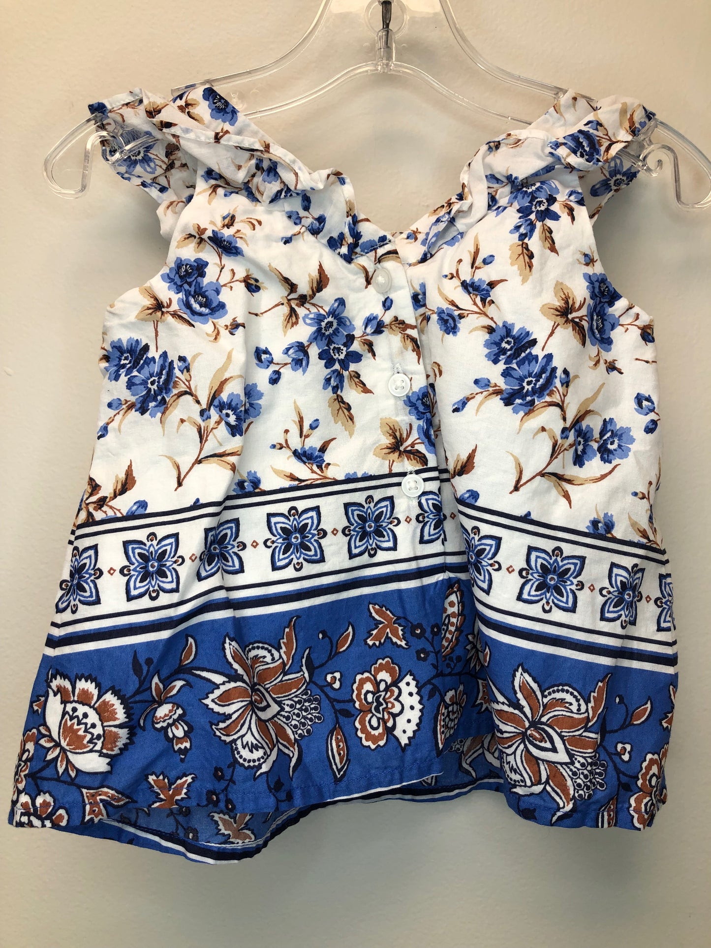 18-24M Janie and Jack white floral Shirt