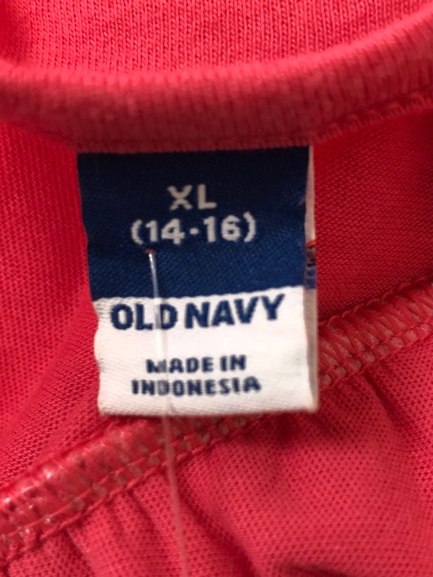 14-16 Old Navy pink crochet Dress