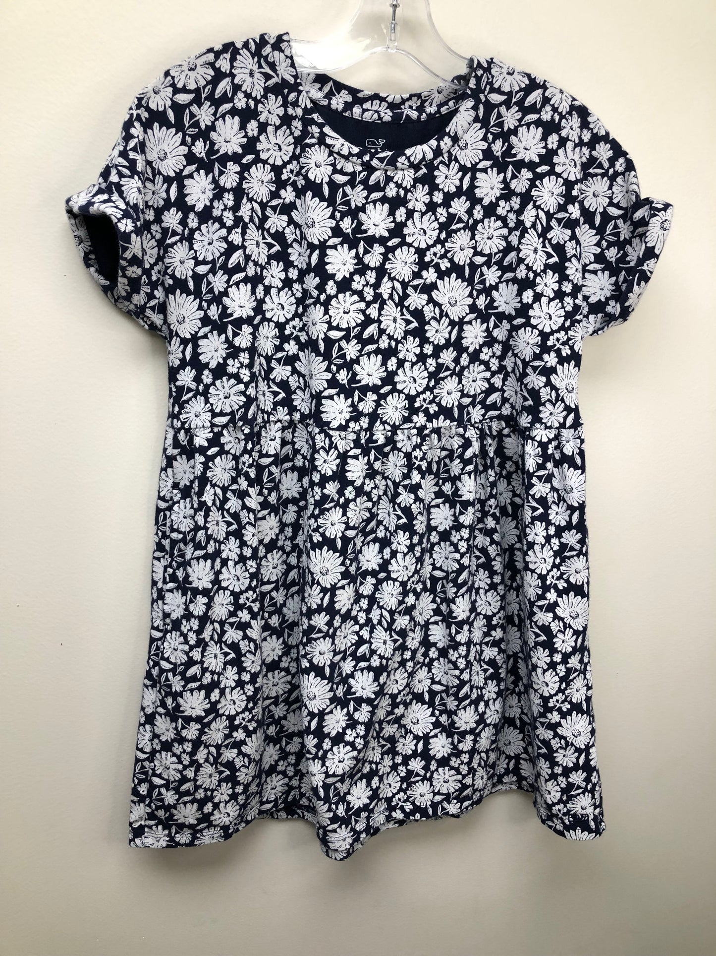 7-8 Vineyard Vines navy floral Dress