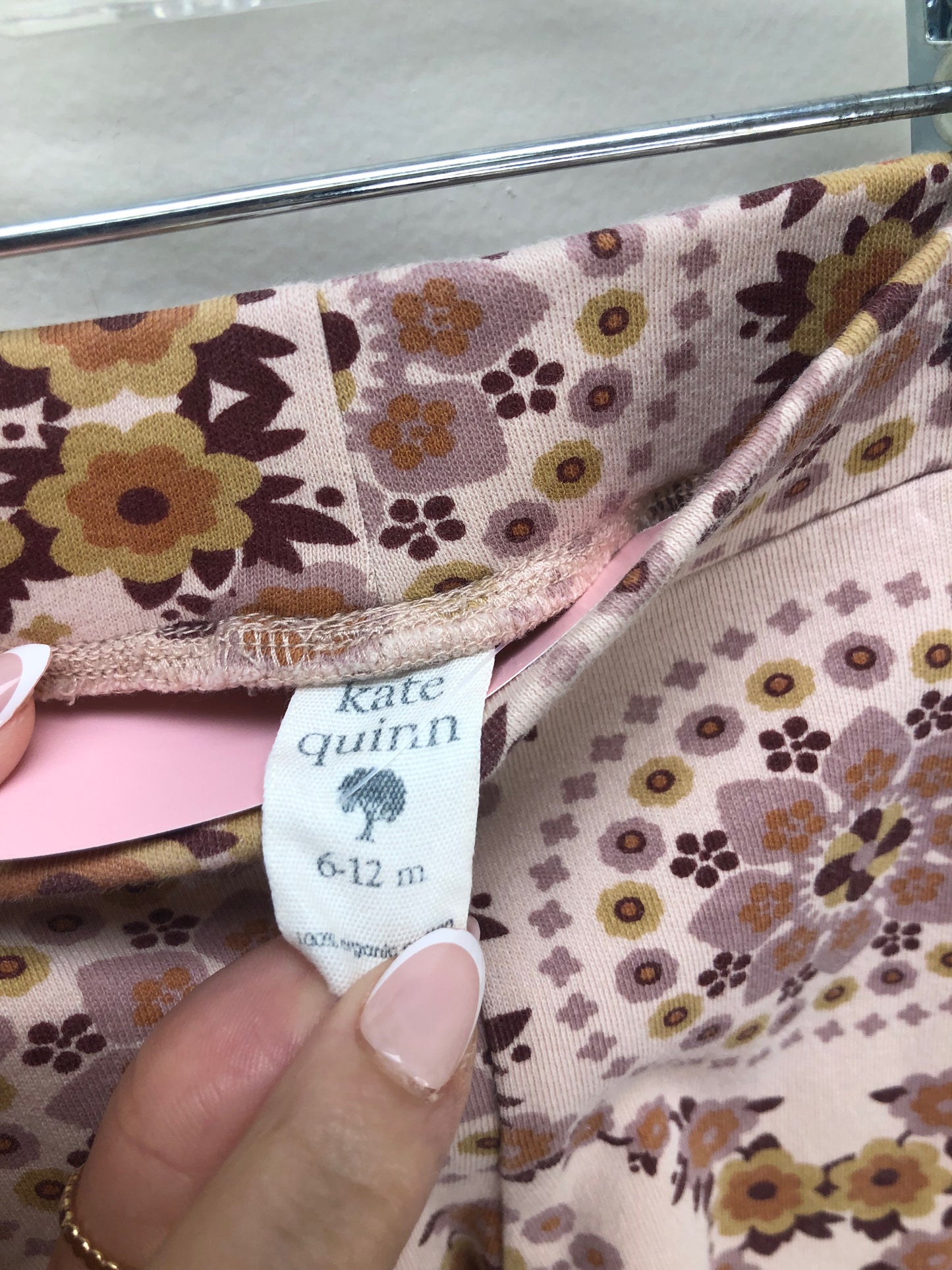 6-12 Months Kate Quinn pink floral Pants