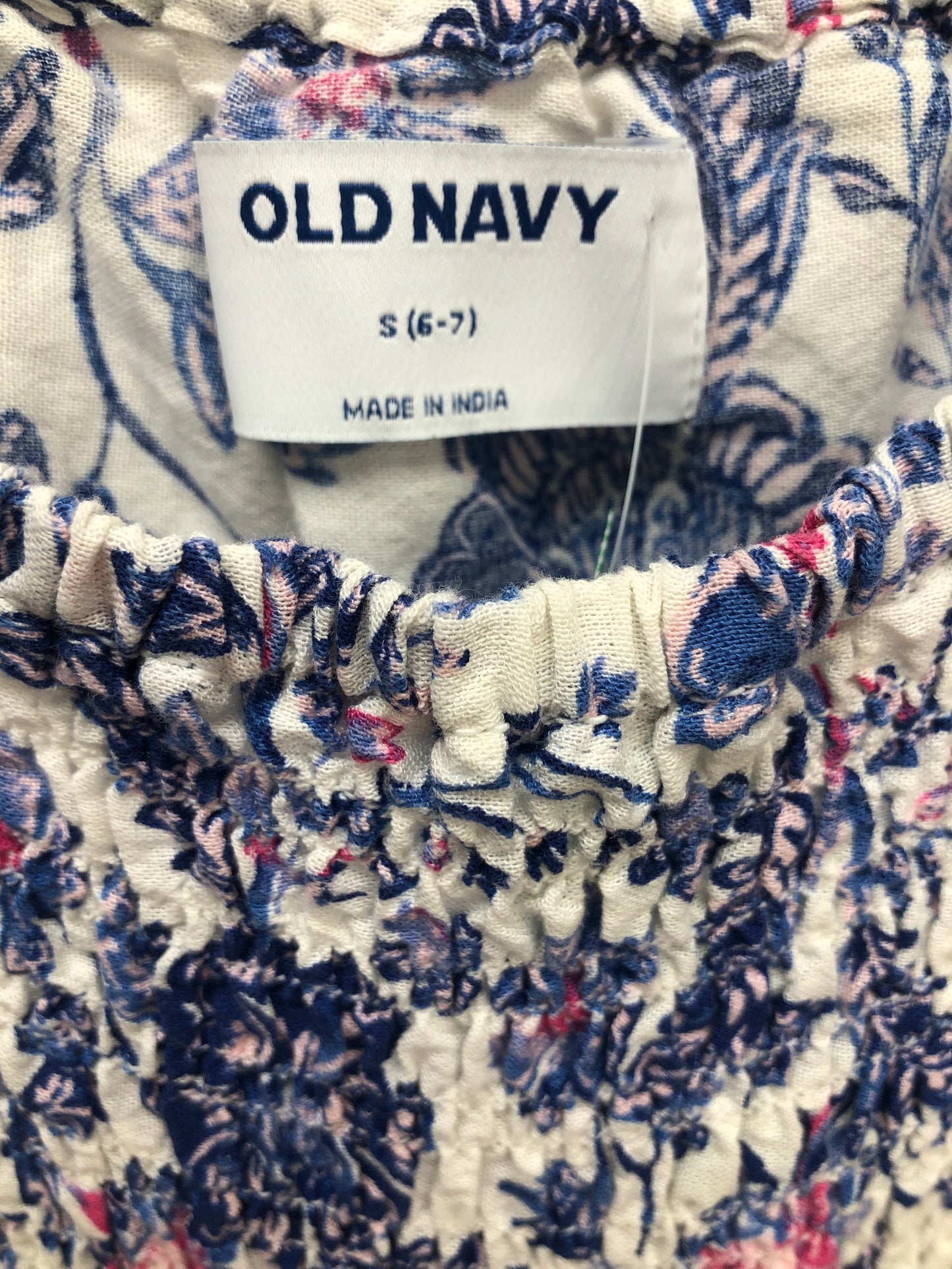 6 Old Navy C white floral Dress