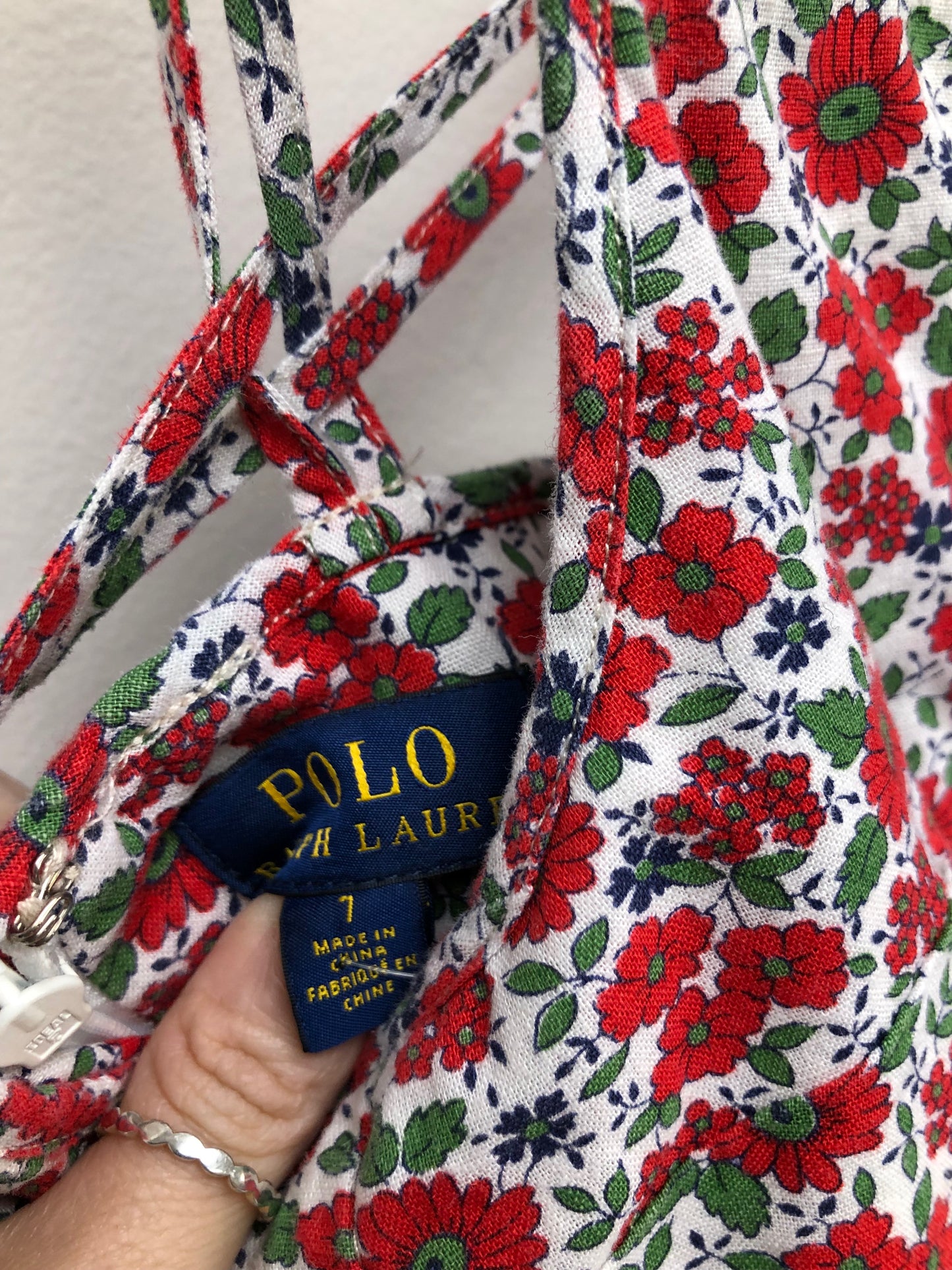 7 Ralph Lauren red floral Dress