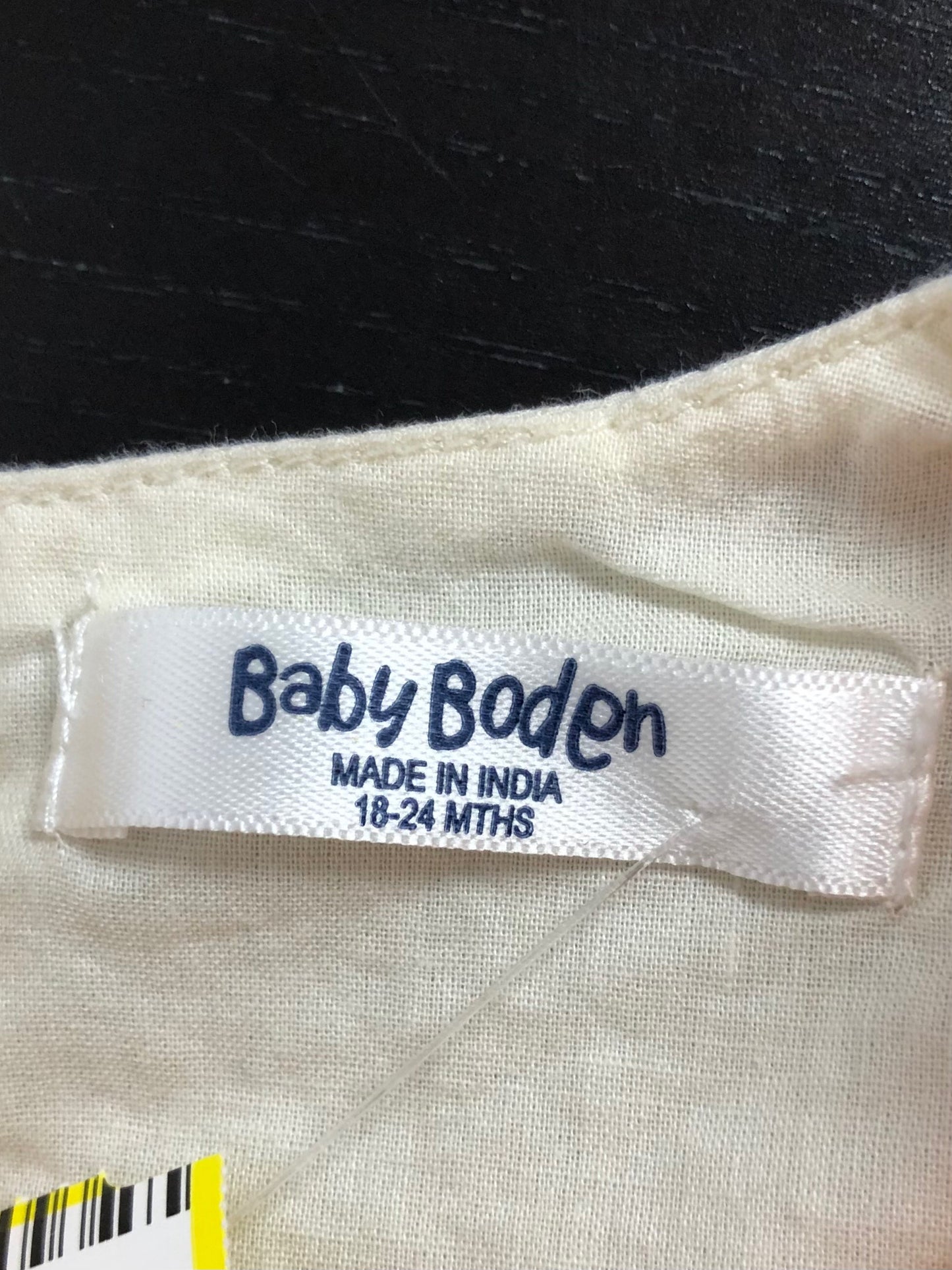 18-24m Baby Bodem cream eyelet Dress