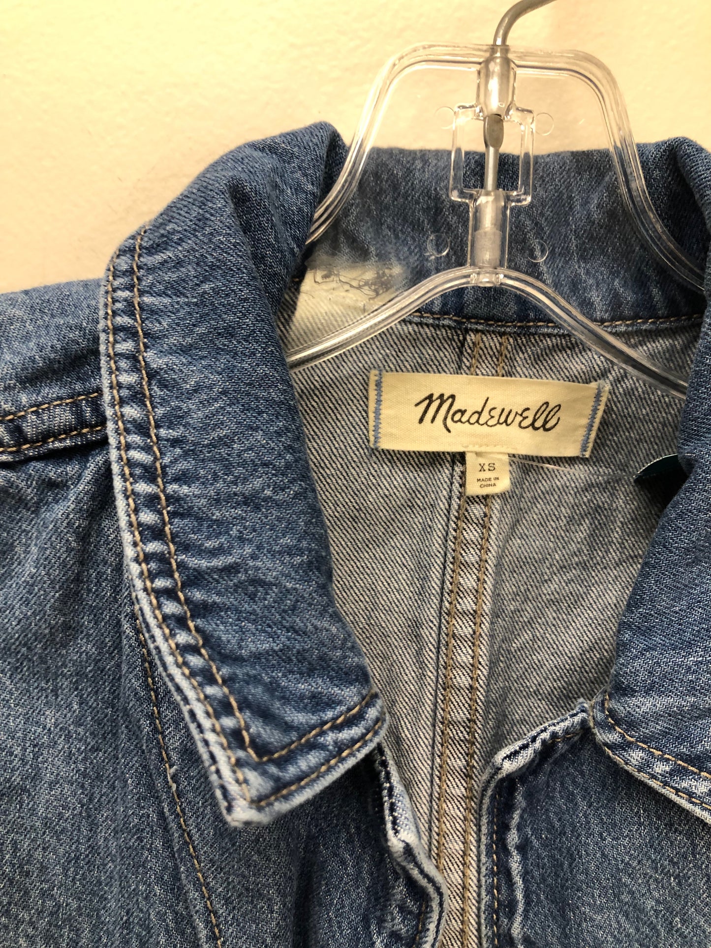 XS Madewell denim Jacket