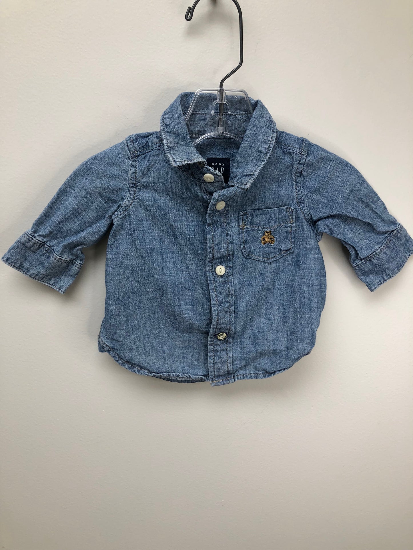 0-3m GAP denim Shirt