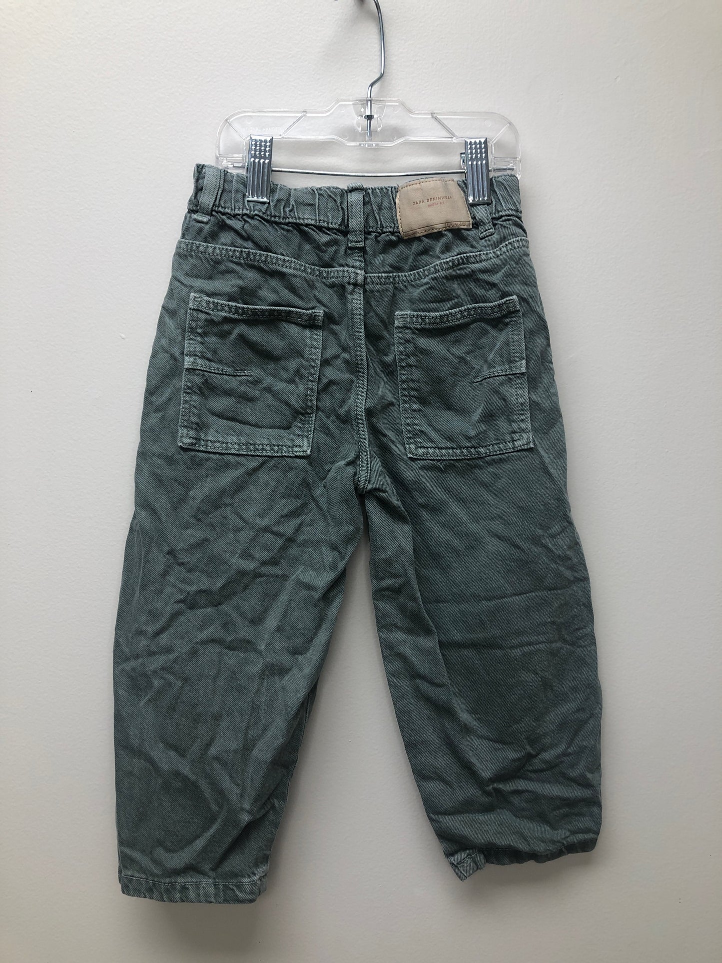 Size 4T Zara green Jeans