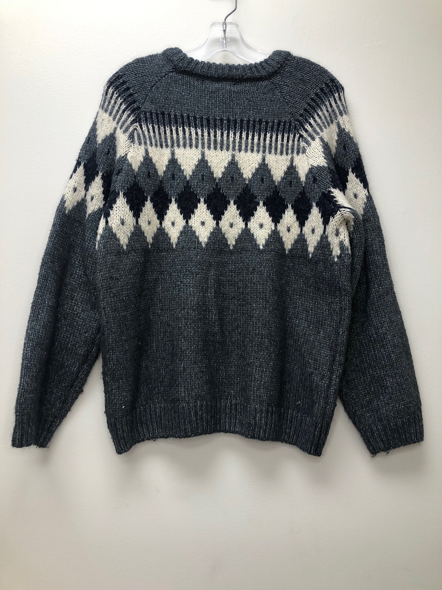 13-14 Zara gray print Sweater