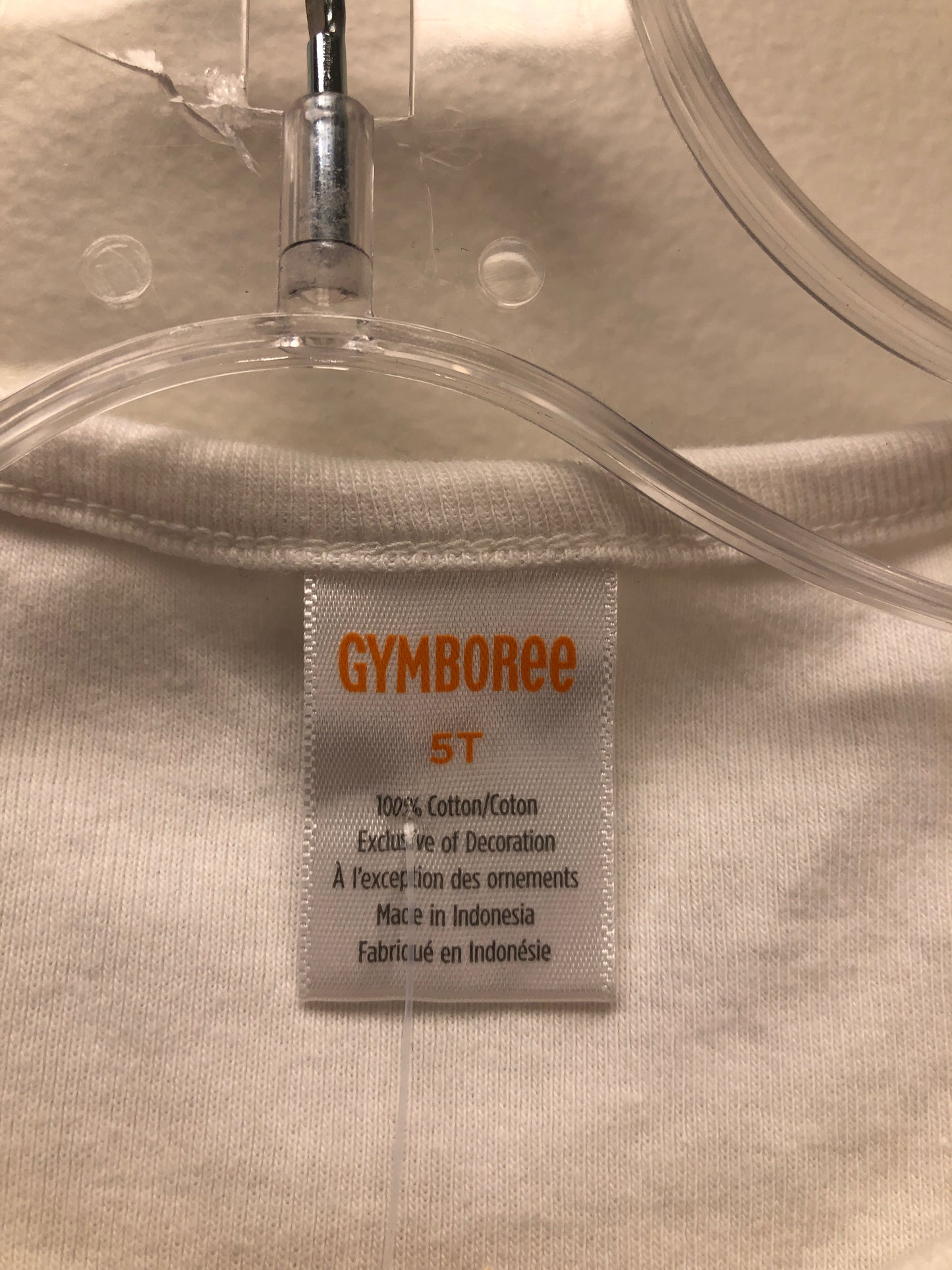 5 Gymboree white bike Shirt