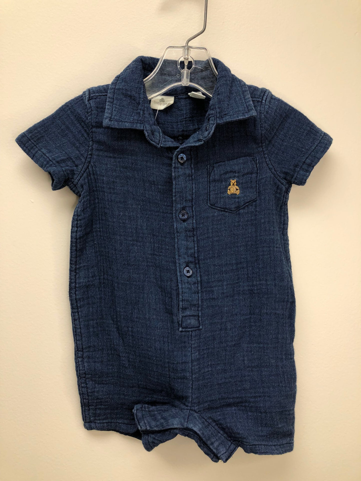 GAP Child Size 3 Months denim muslin 1 PC Ensemble