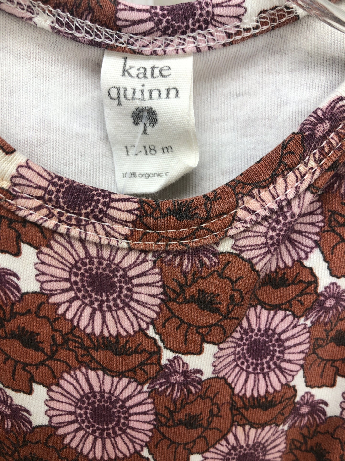 12-18 Months Kate Quinn purple floral 2 PC Ensembles