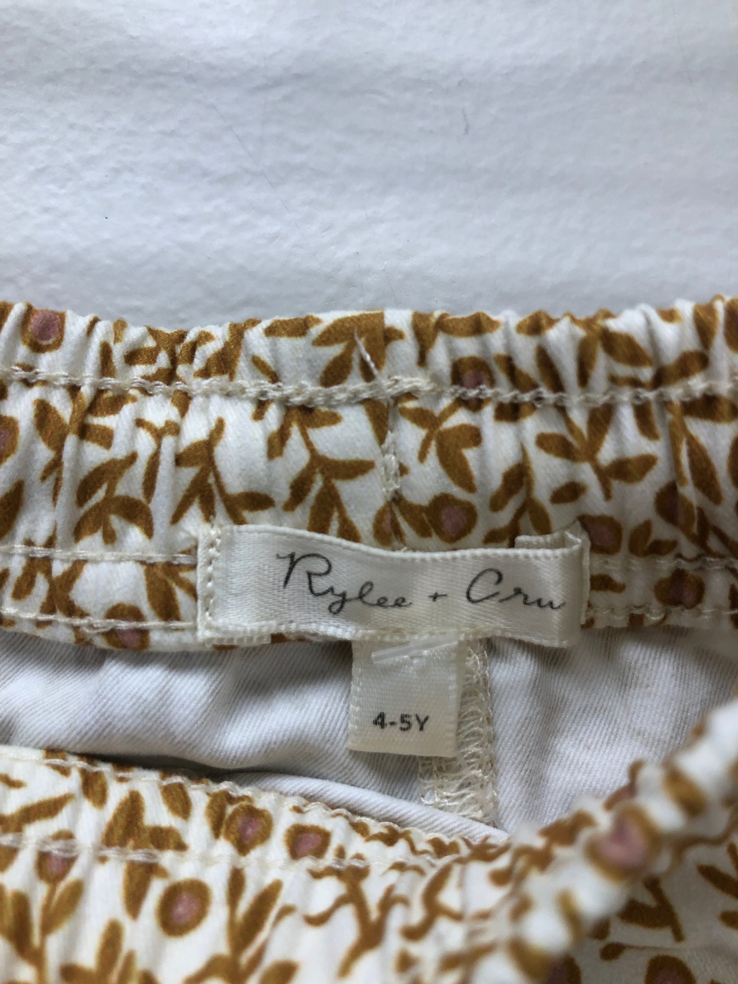 4/5 Rylee & Cru brown floral Swimwear