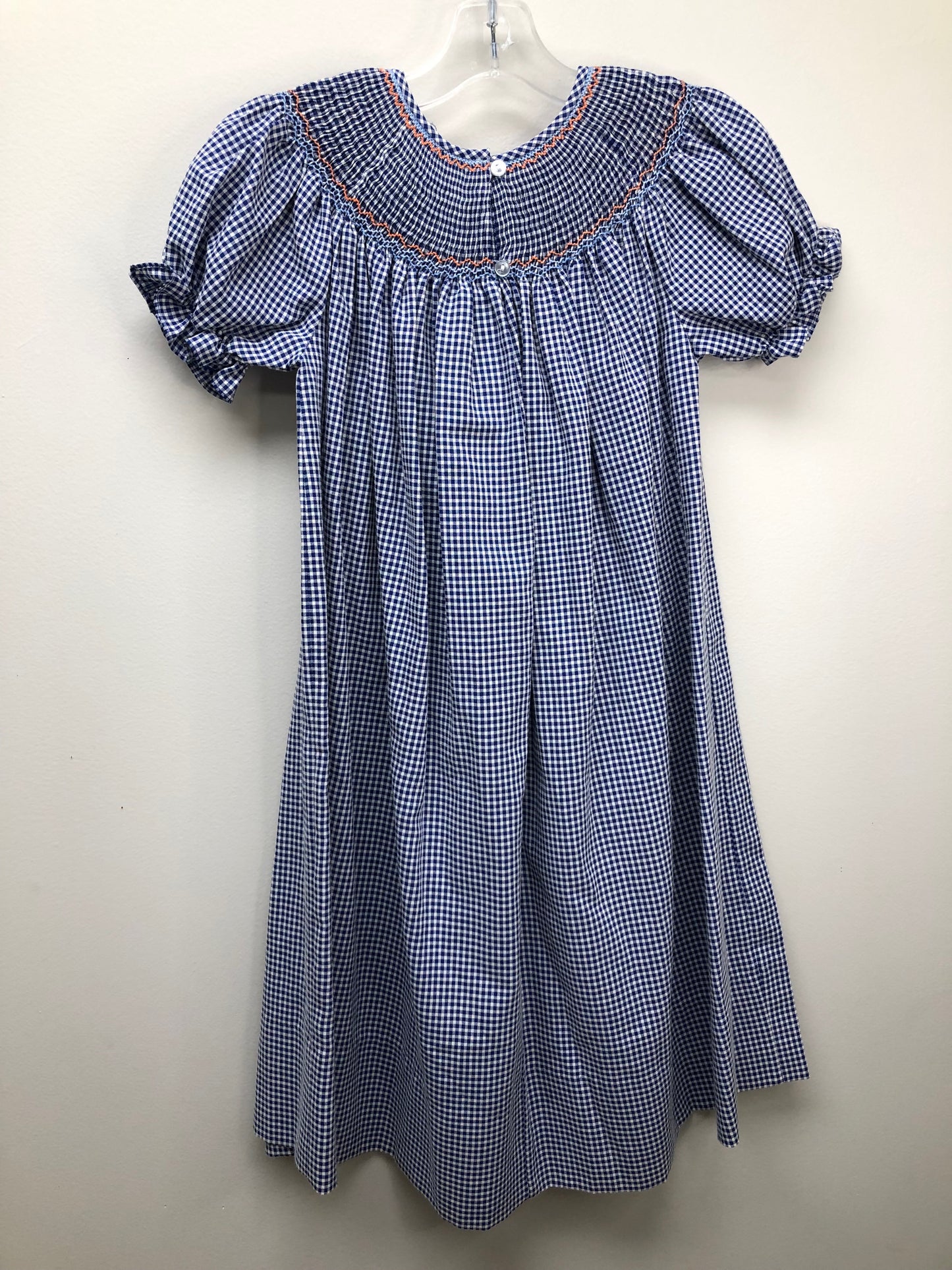 5 Rosalina blue checkered Dress