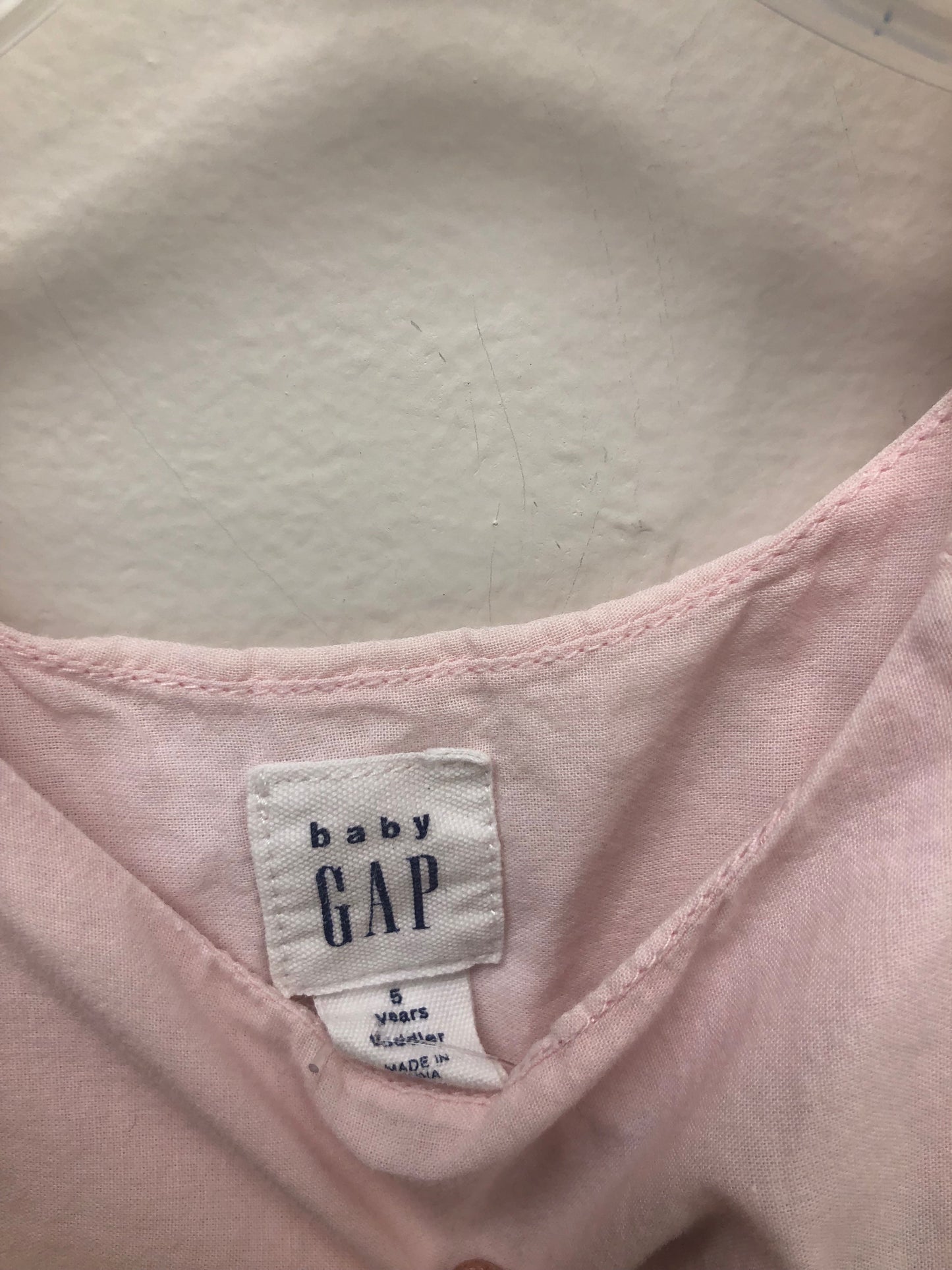 5 GAP pink eyelet Dress
