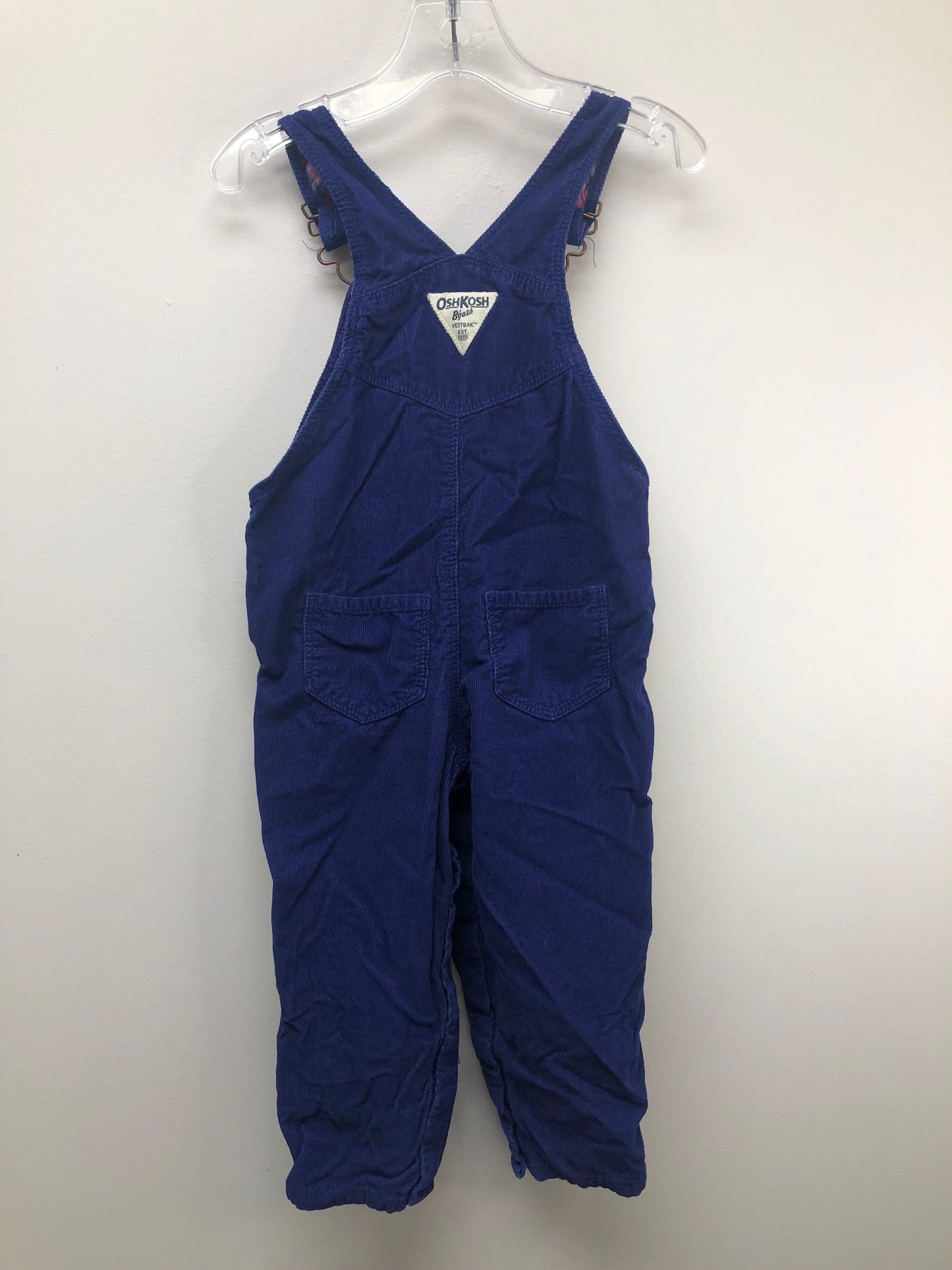 24 Months Osh Kosh B'Gosh navy corduroy Overalls