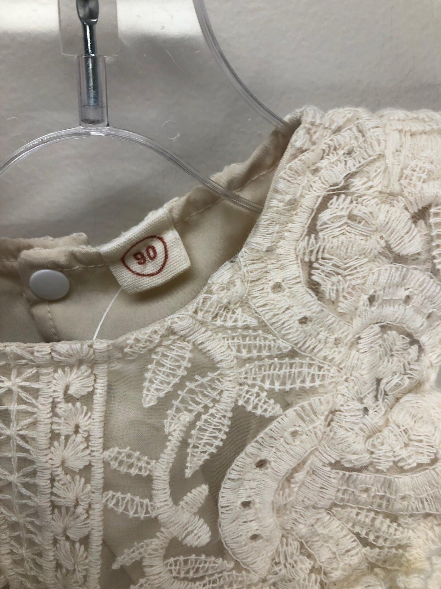 18m cream lace Romper