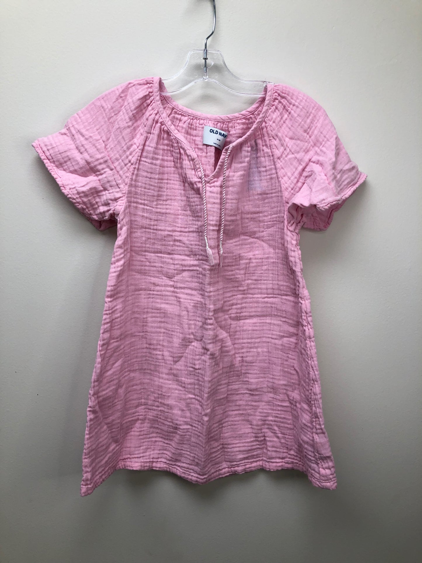 8 Old Navy pink muslin Dress