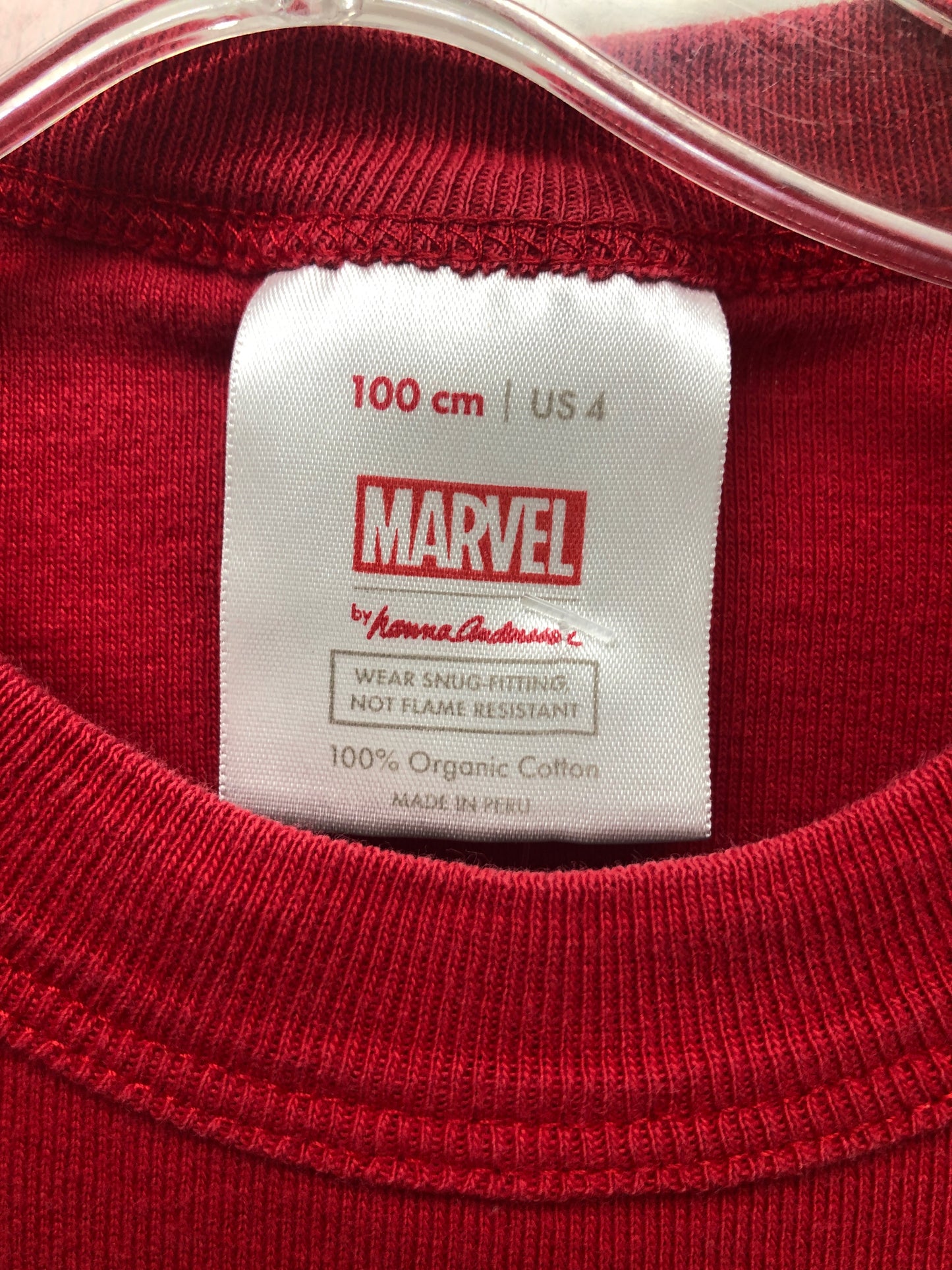 4 Hanna Andersson red Spiderman Pajamas