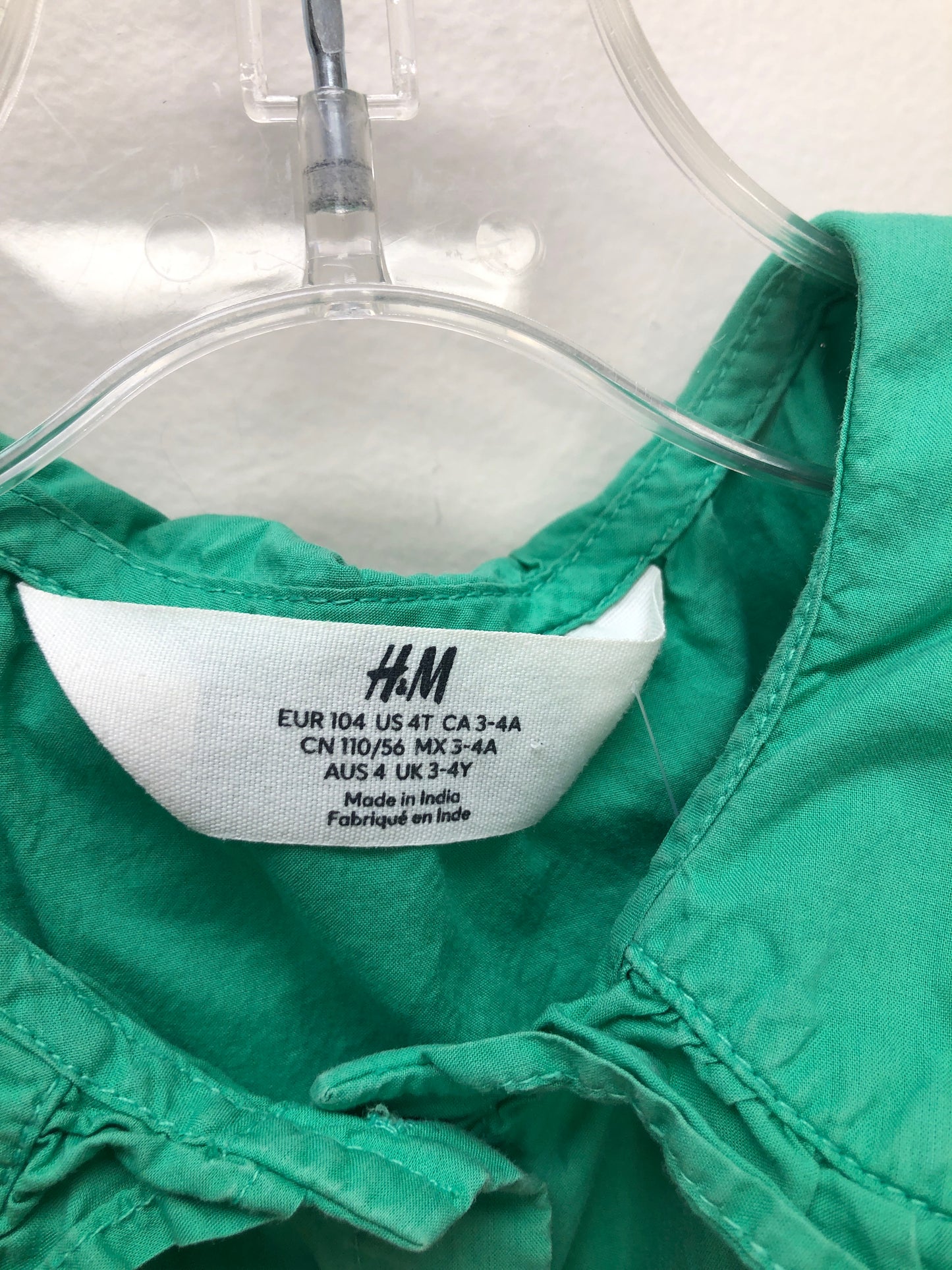 3 H & M green Dress