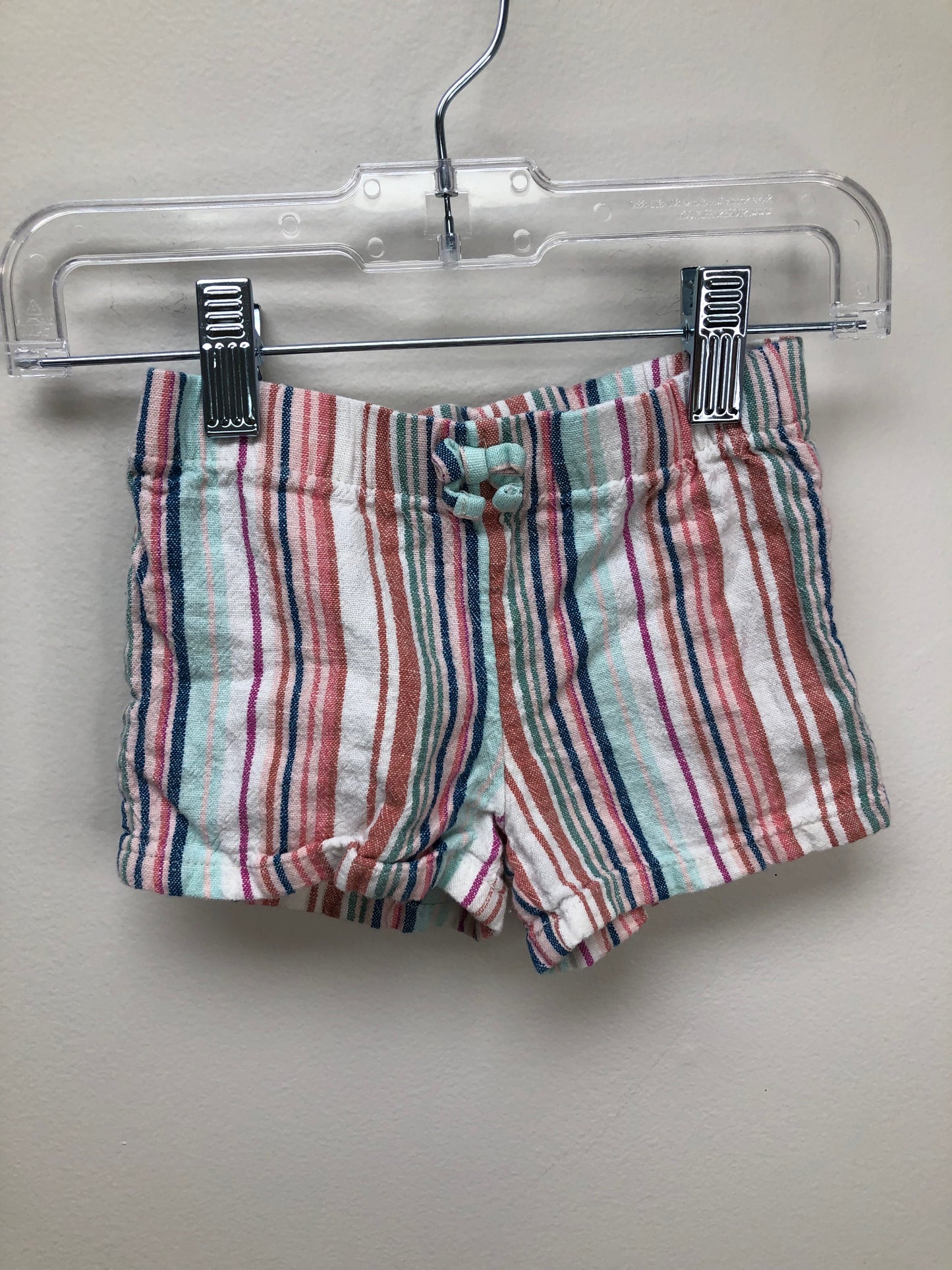 2T Carter's Multi-Color stripe Shorts