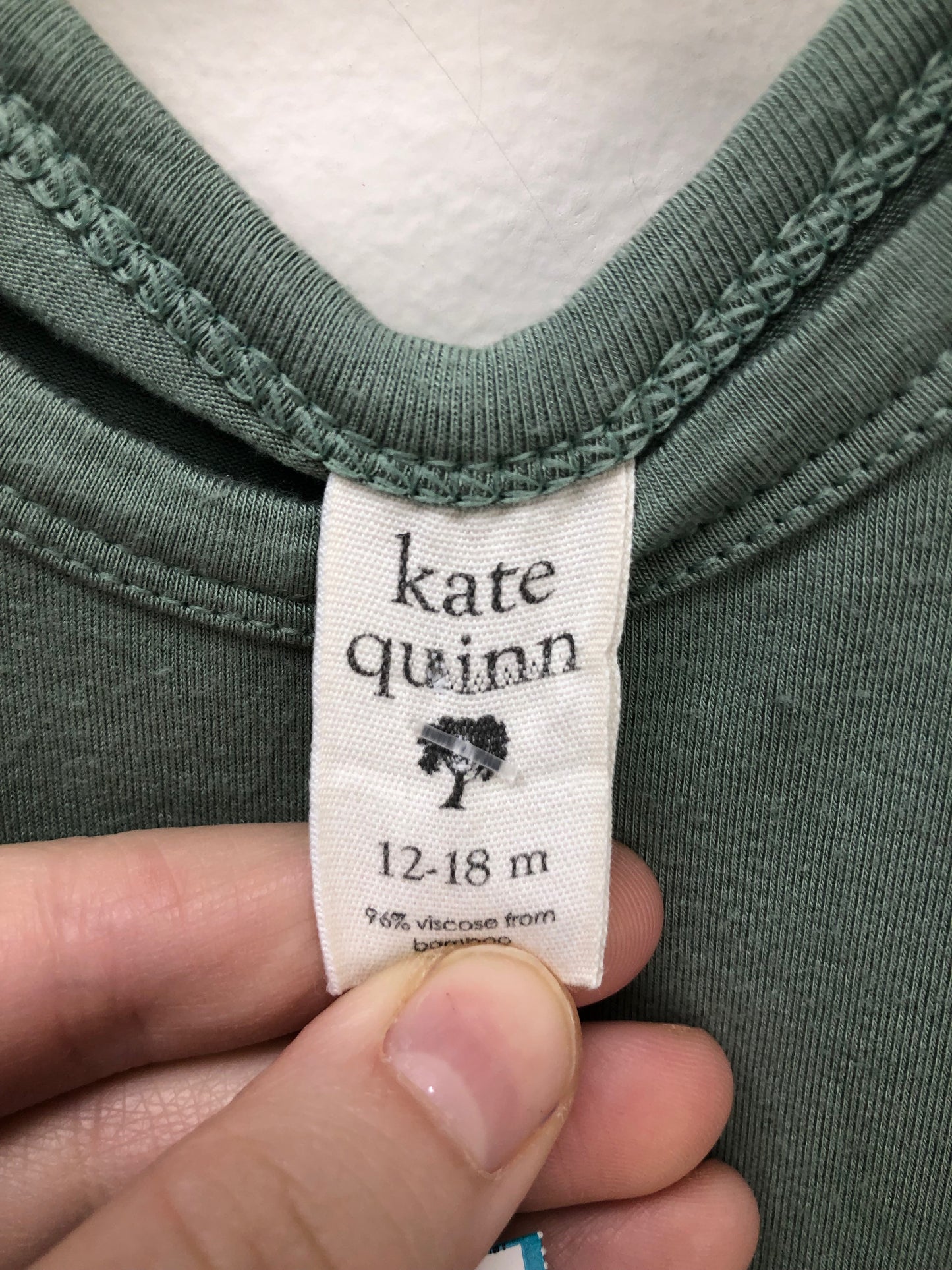 12-18m Kate Quinn green snow Shirt
