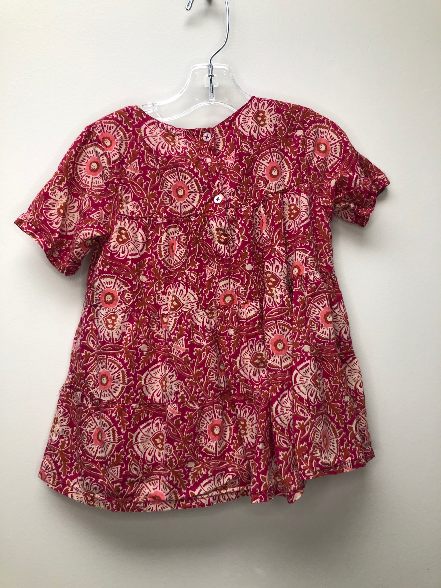 18-24m Peek hot pink floral Dress